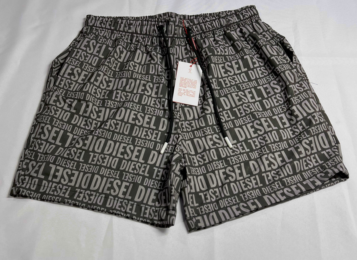 BEACH SHORT DIESEL ESTAMPADO - CINZA