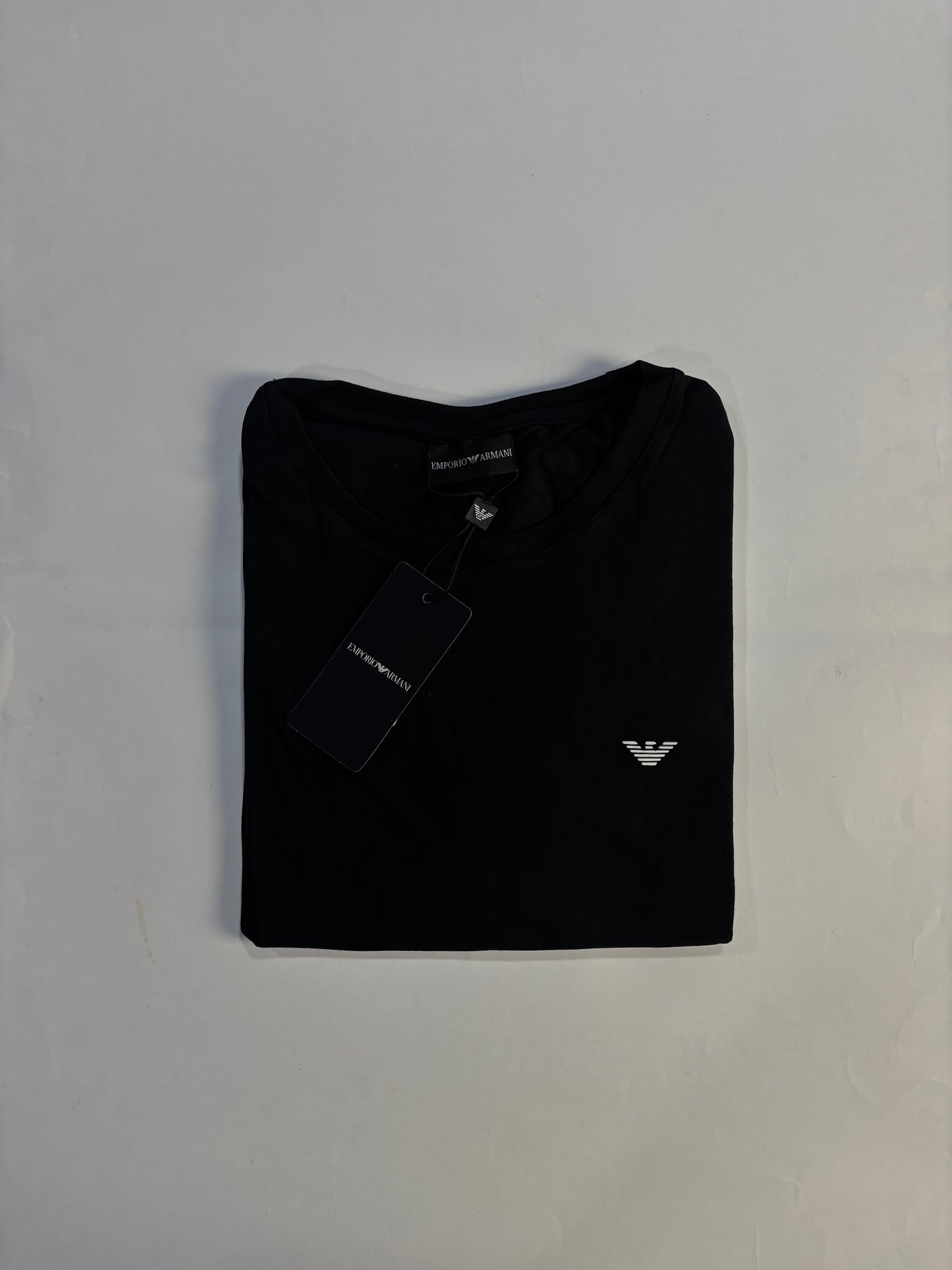 T-Shirt Armani | Tee Special Cotton Stretch Pima - Preta Clássica