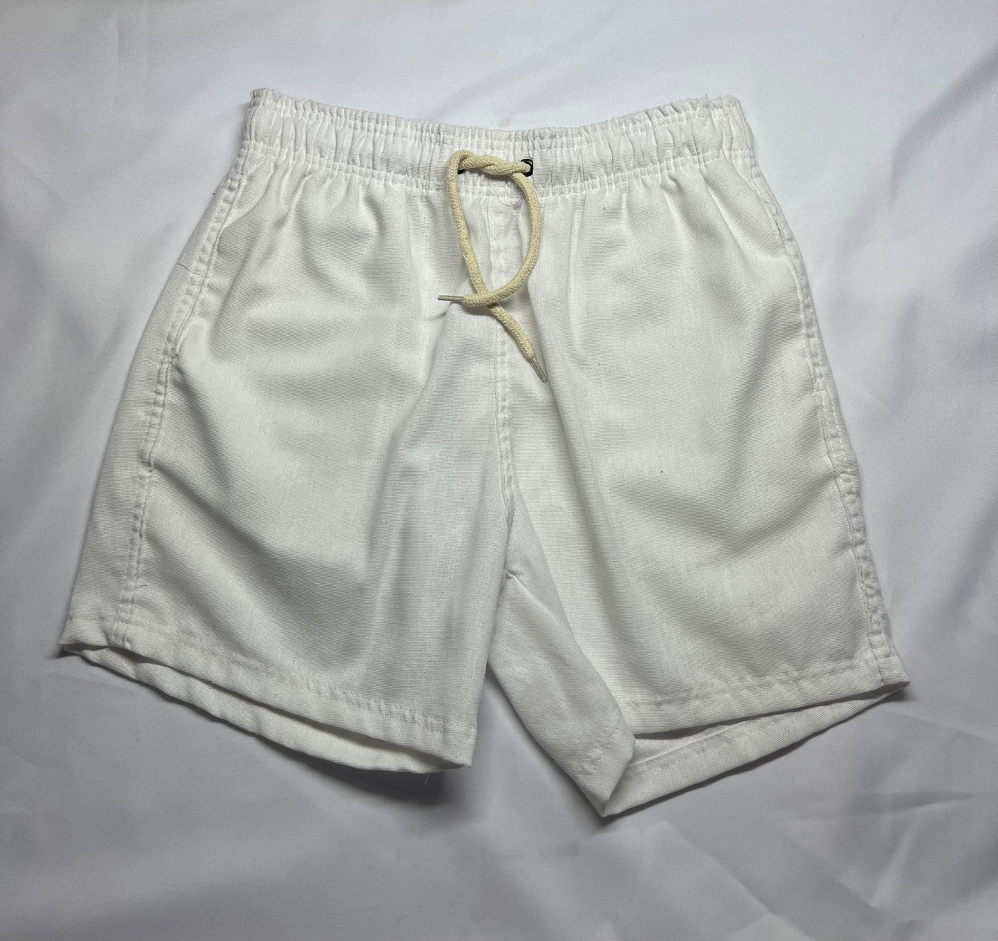 SHORT CASUAL LINHO BRANCO