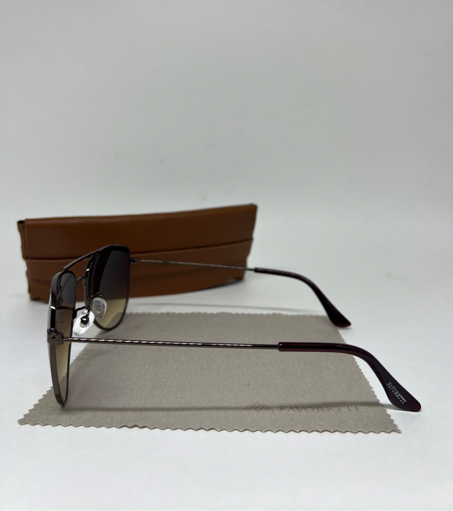 ÓCULOS FAVORETTI AVIADOR MARROM