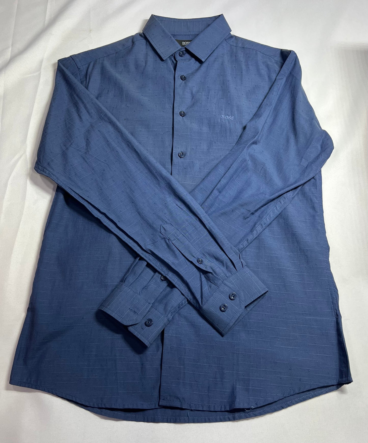 CAMISA SOCIAL HUGO BOSS AZUL ROYAL