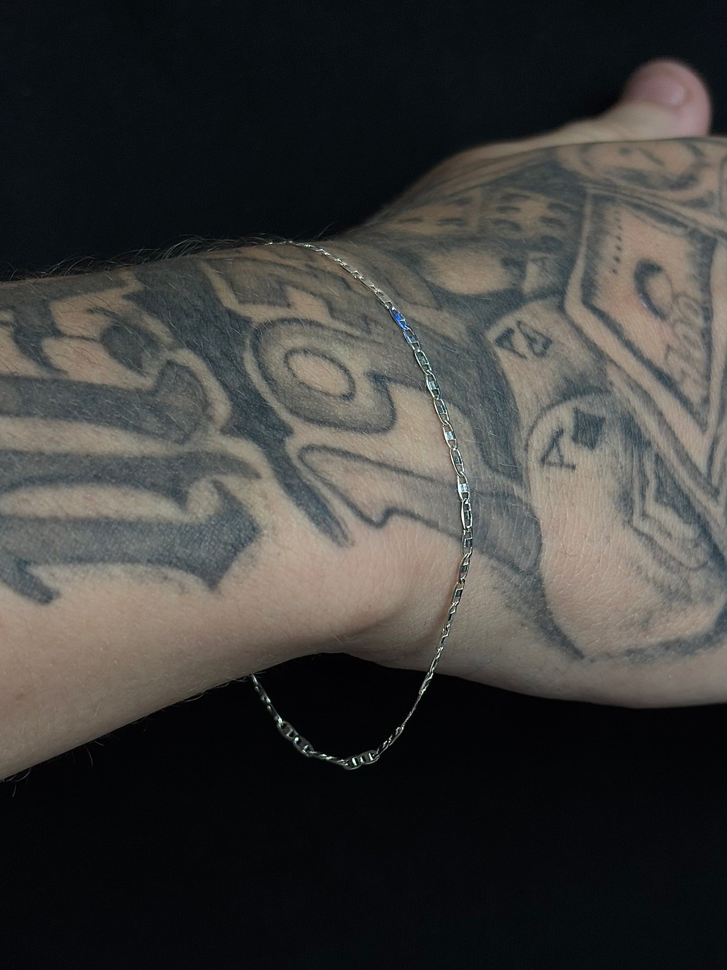 Pulseira De Prata Piastrine 19.5CM