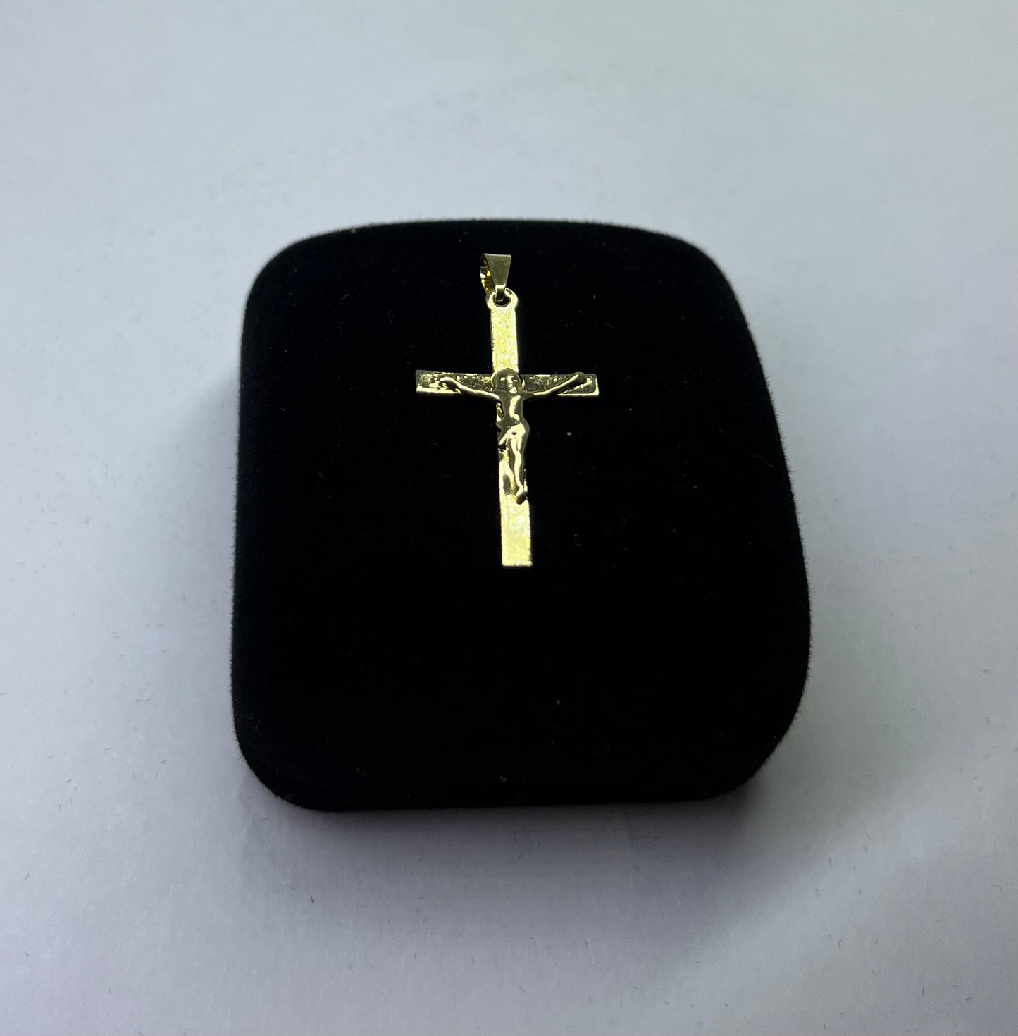 PINGENTE CRUZ BANHADO A OURO