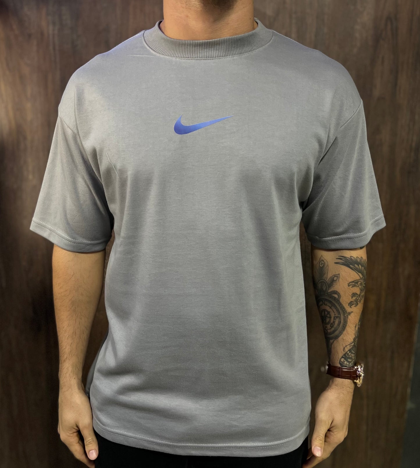 Oversized Nike | Wide Presence - Cinza NASA flux