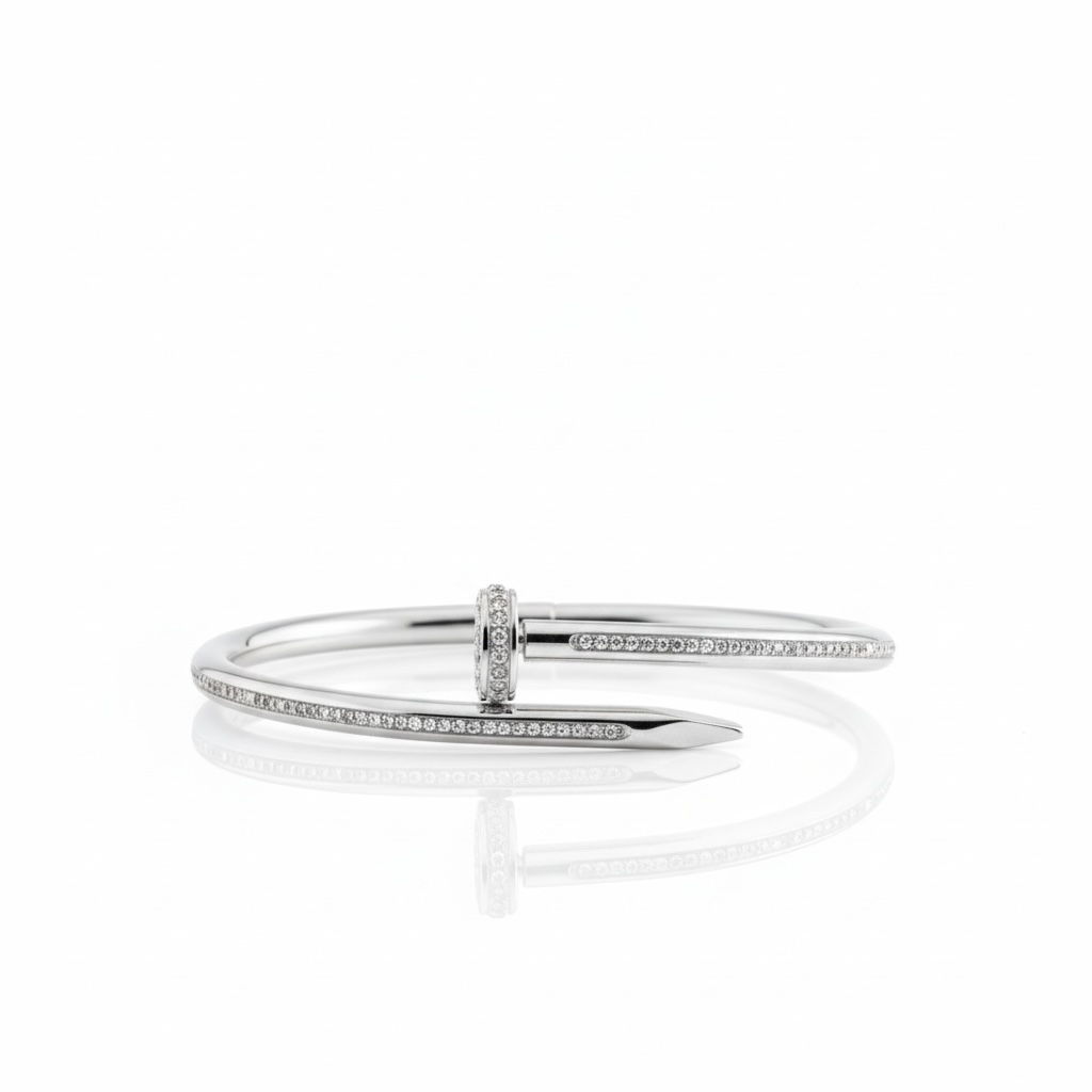 Bracelete Prego| Iconic Luxury 2 anos de garantia - Silver Steel