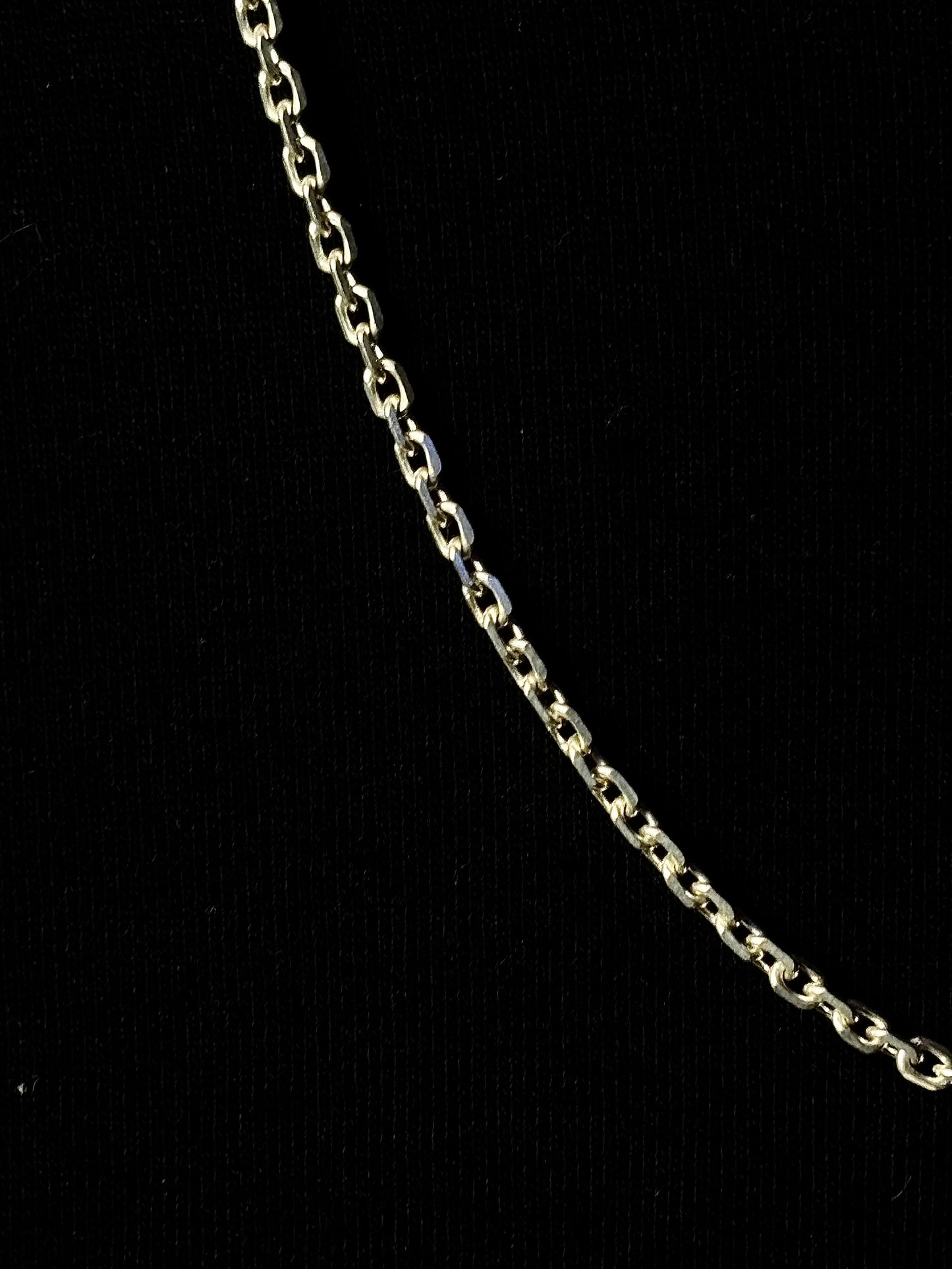 Corrente De Prata Cadeado 60CM