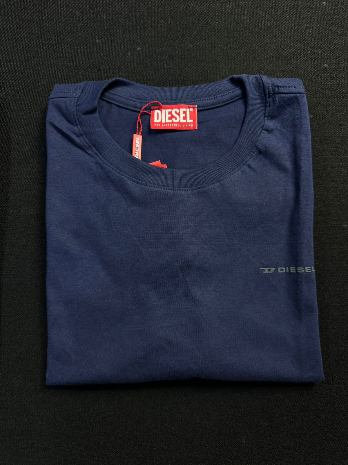 Camiseta Diesel | Pima Cotton - Azul Marinho