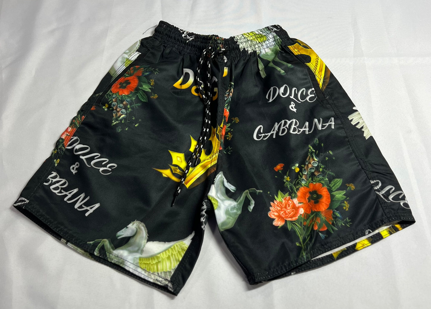 BEACH SHORT DOLCE & GABBANA - PRETO