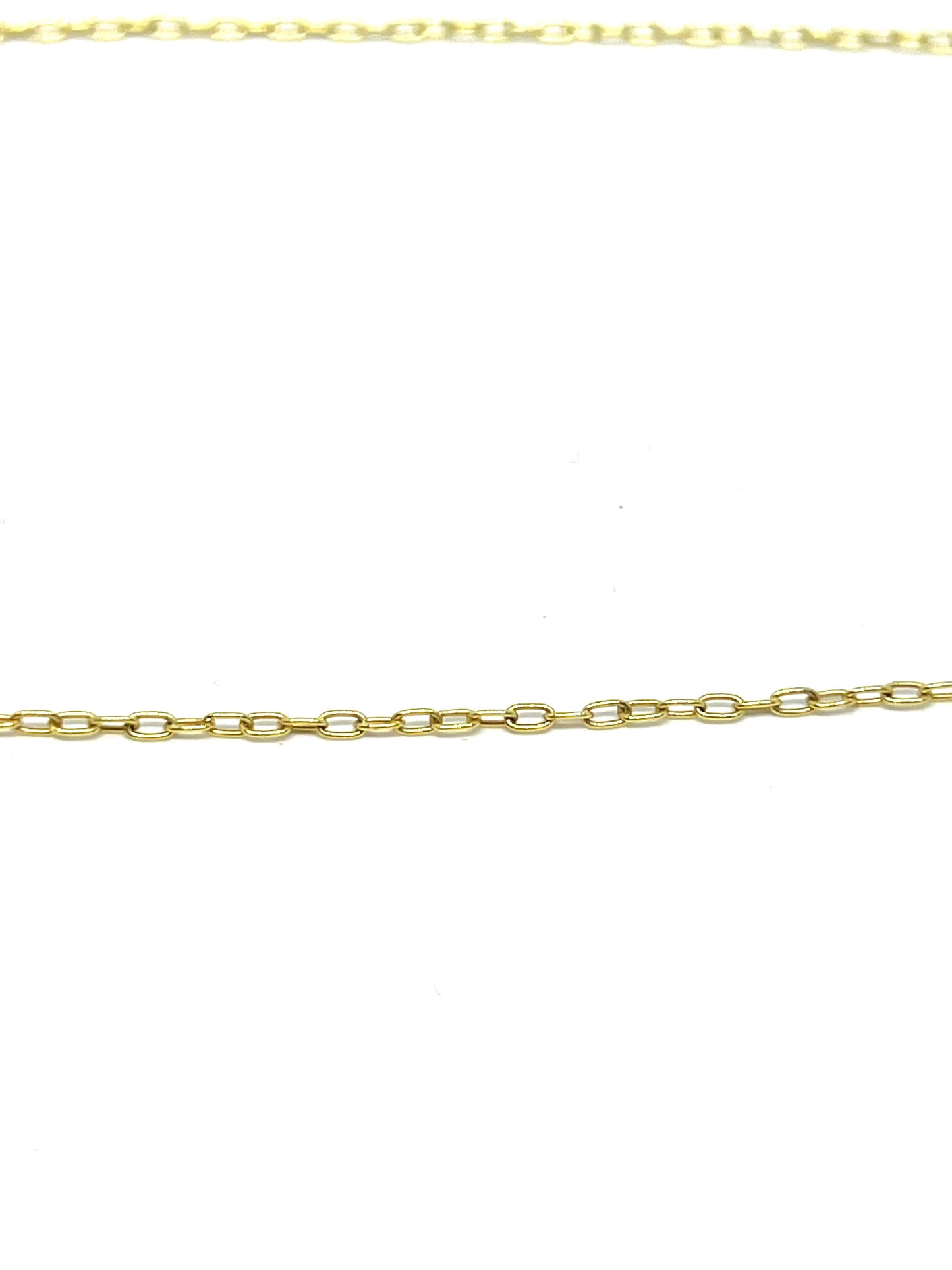 Cartier | corrente banhada a ouro 18K | 60cm | 1mm