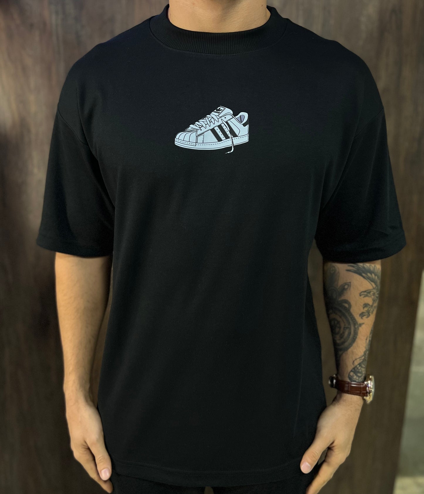 Oversized Adidas | Wide Presence - Black Edition Campus