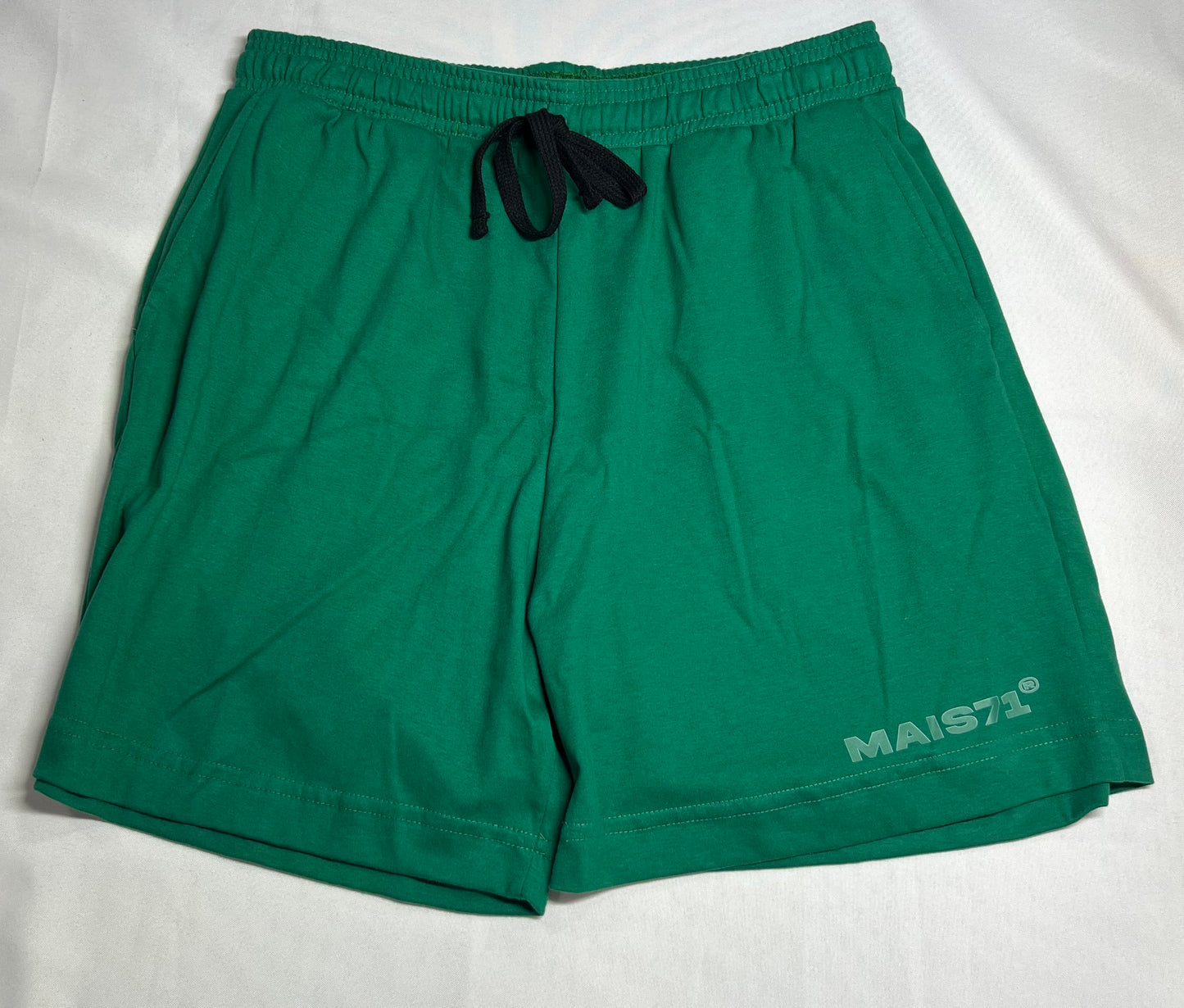 BERMUDA MOLETOM +71 VERDE BANDEIRA