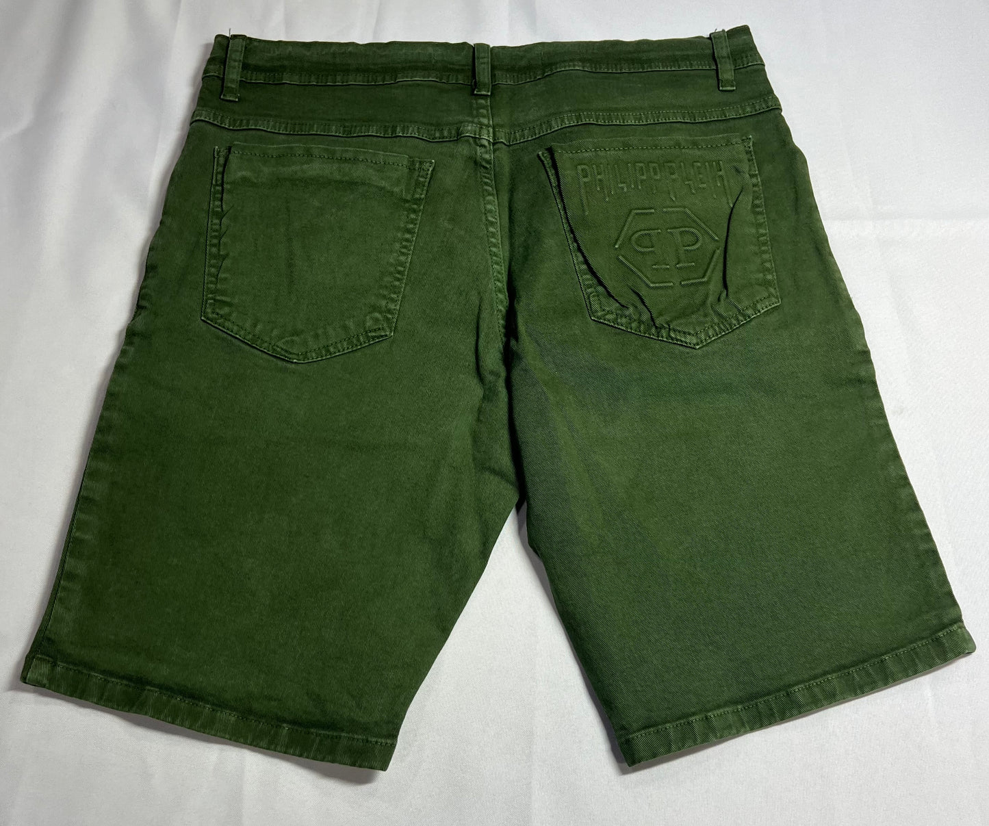 BERMUDA JEANS PHILIPP PLEIN VERDE