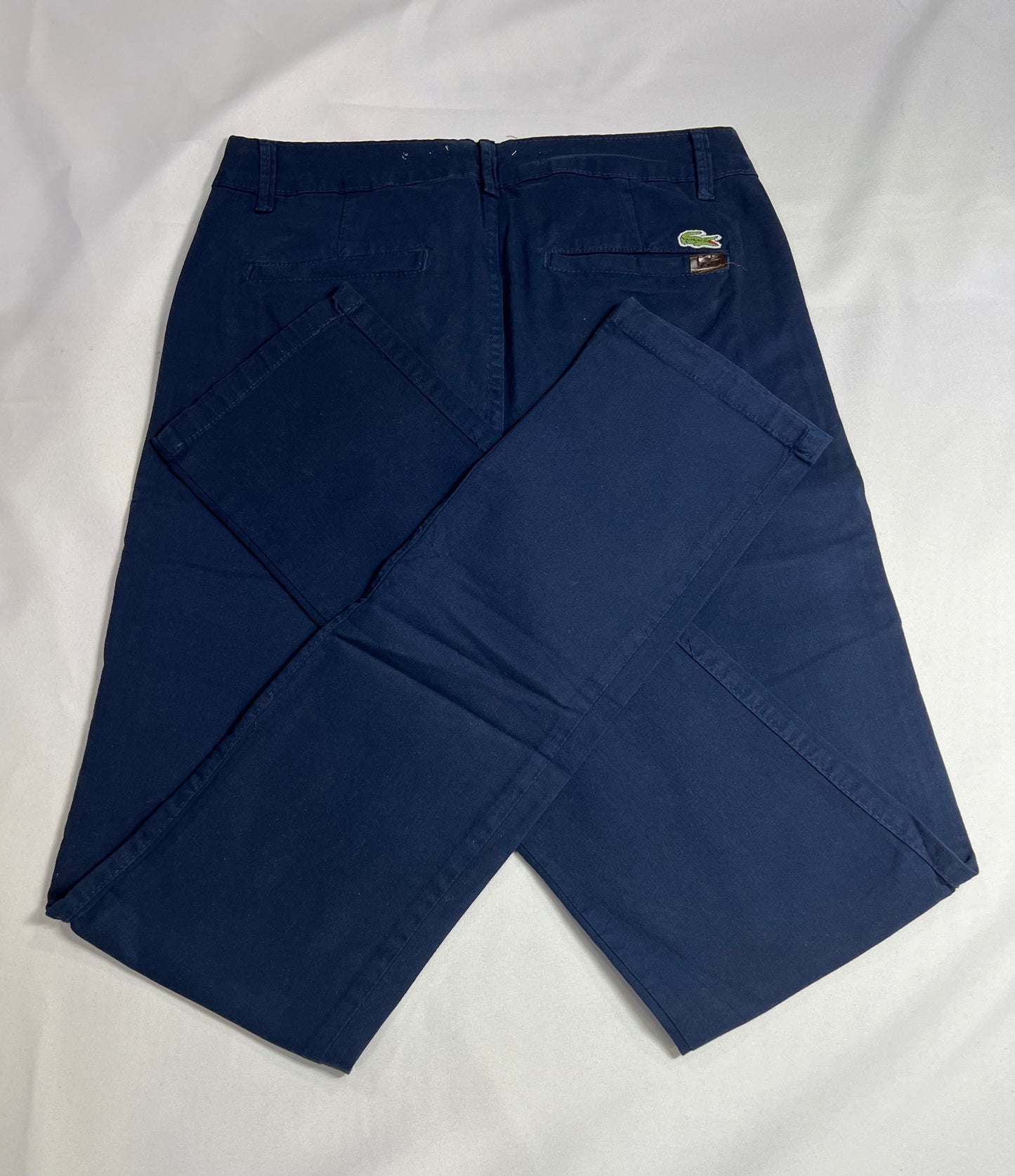 CALÇA LACOSTE | AUTHENTIC ALFAIATARIA AZUL MARINHO