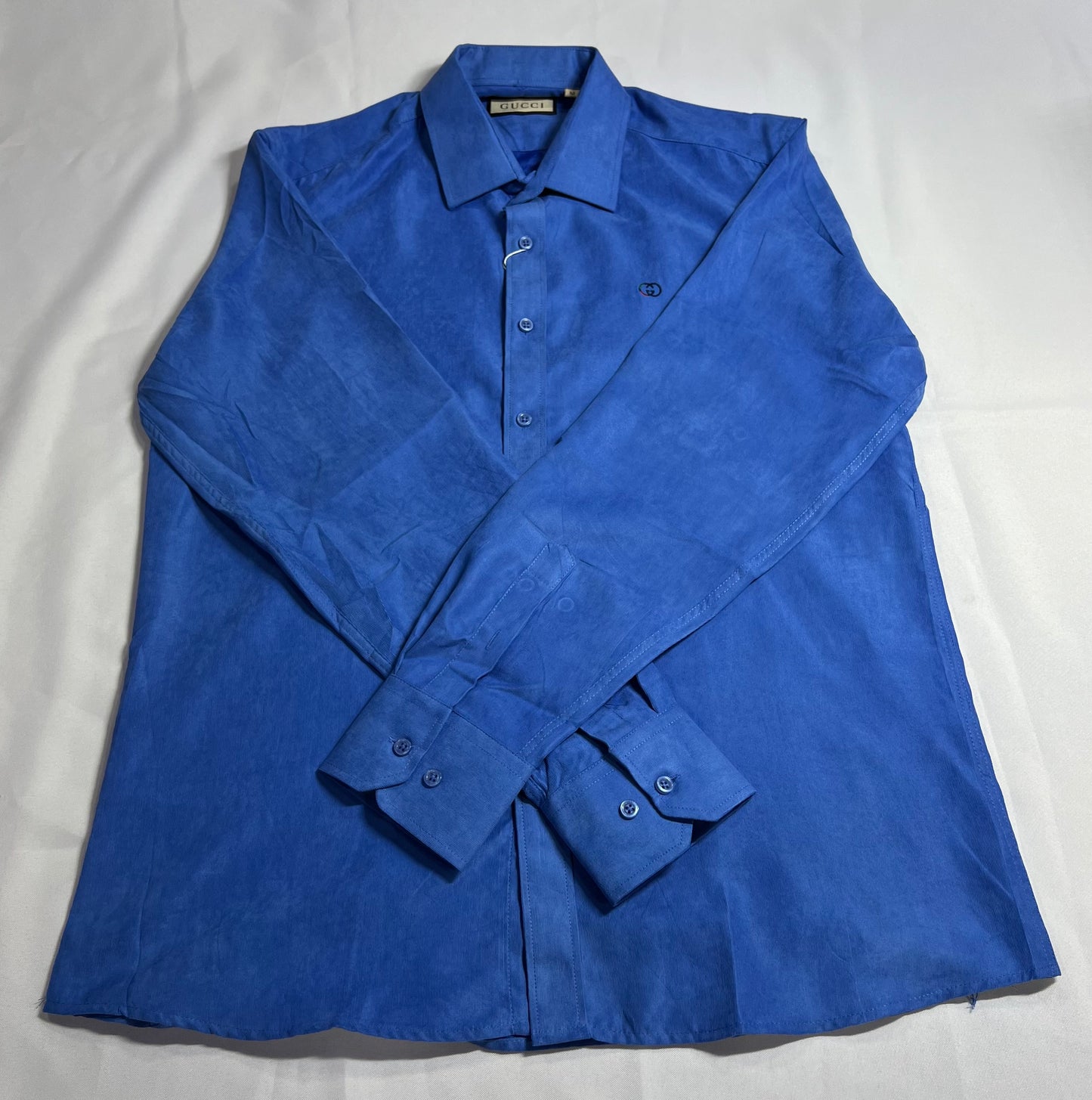 CAMISA SOCIAL GUCCI AZUL