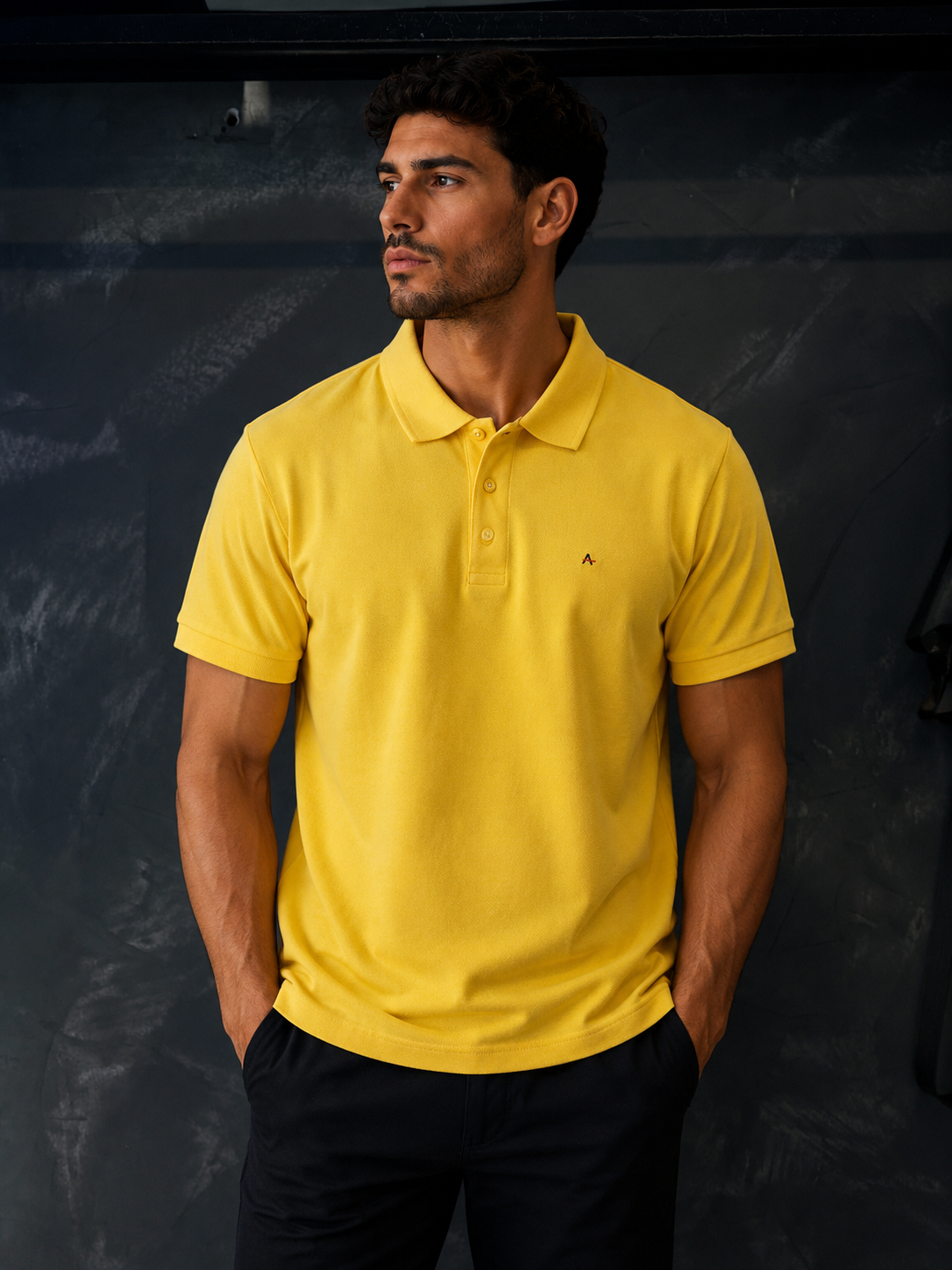 Camisa Polo Aramis Amarela