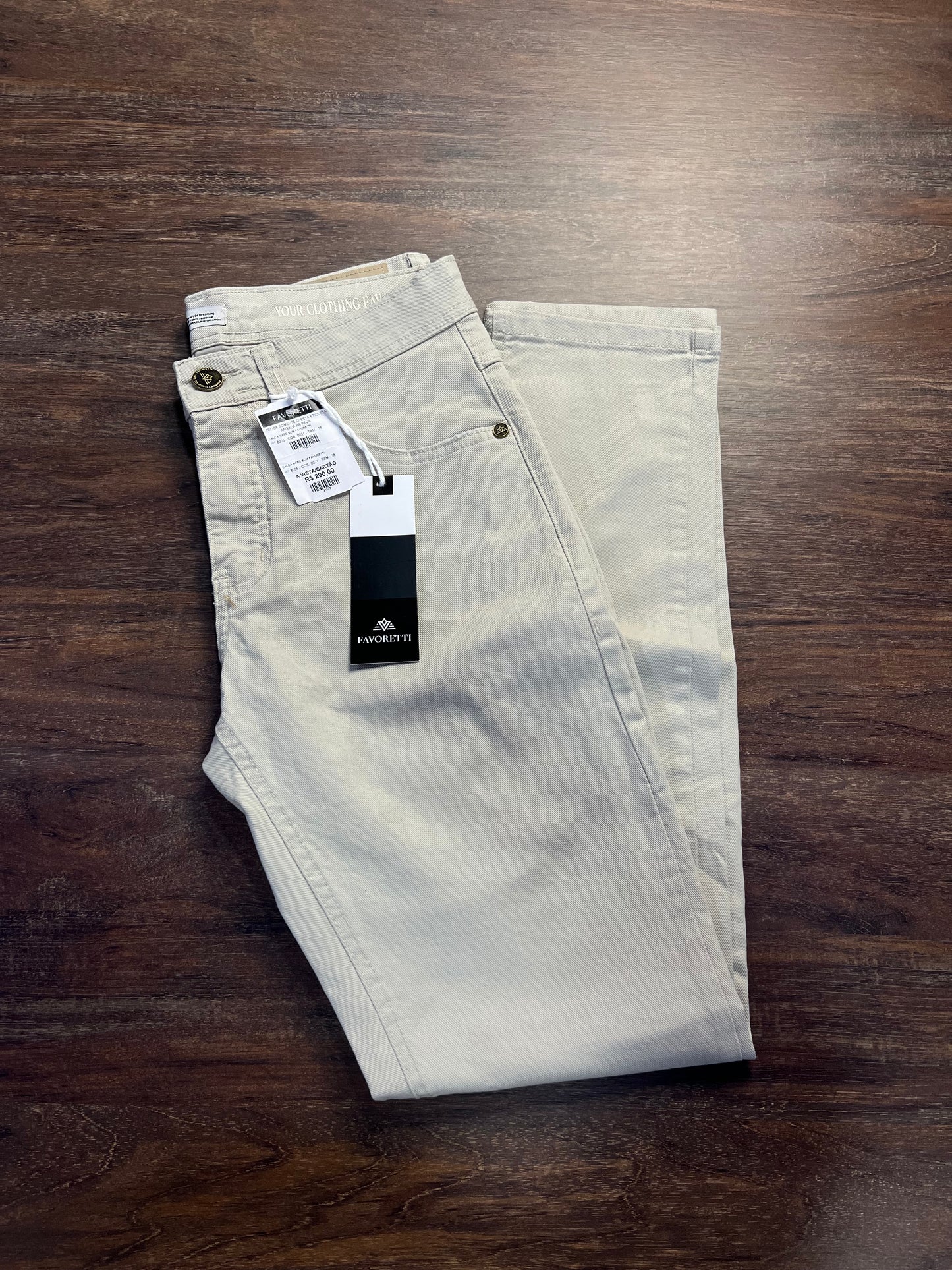 CALÇA SARJA | FAVORETTI - BEIGE