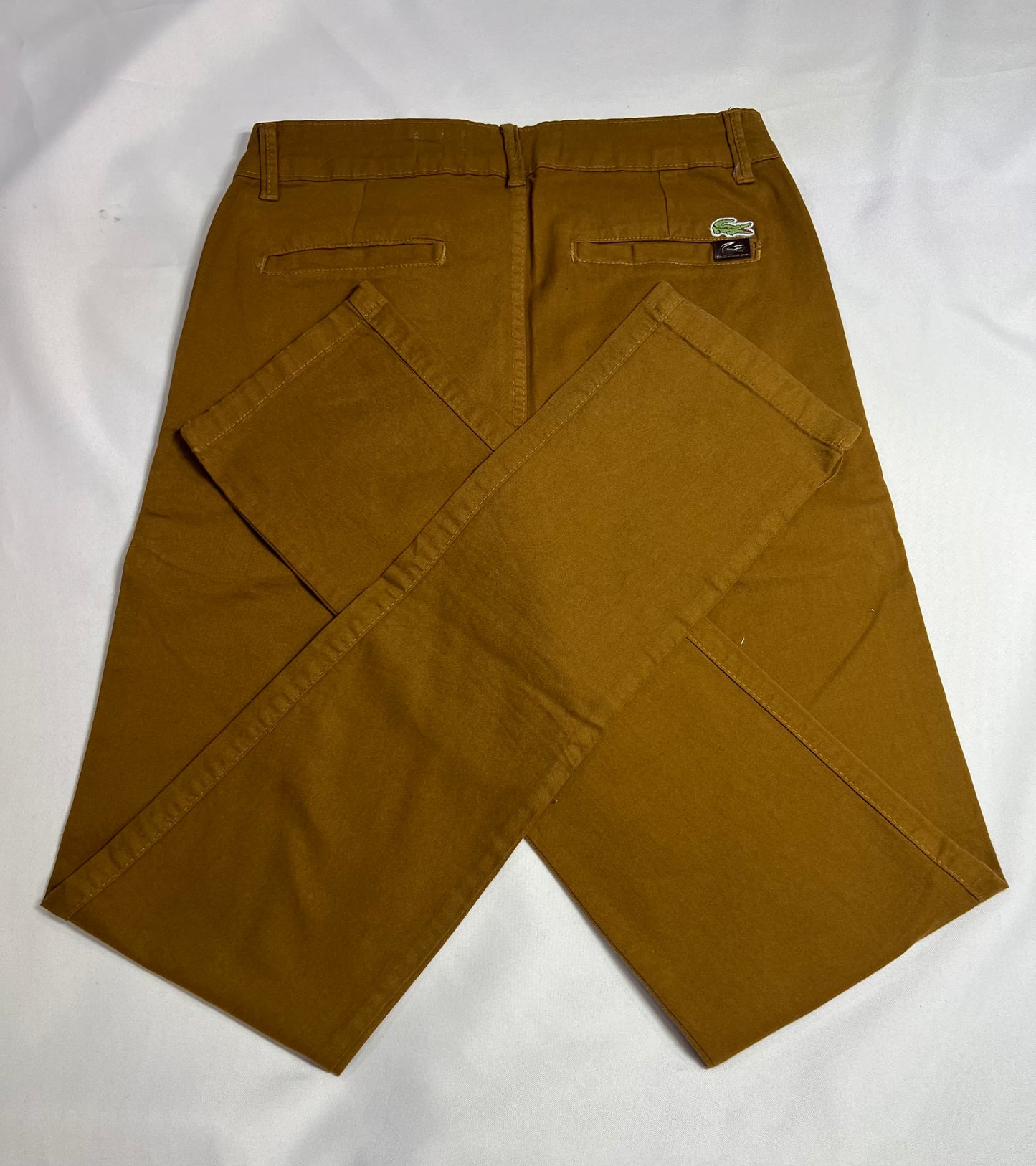 CALÇA ALFAIATARIA LACOSTE |CLASSIC FIT CONHAQUE