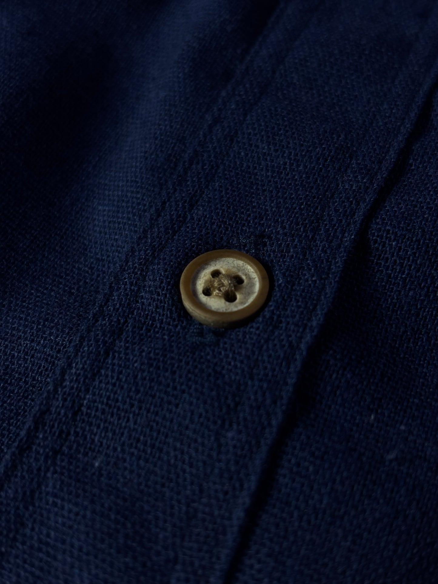 Camisa CCI | Casual Linho - Navy Blue