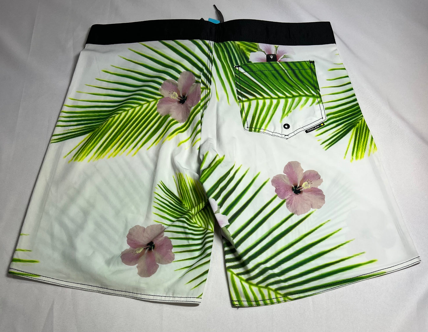BERMUDA SURF OSK AQUAFLEX FLORAL BRANCA