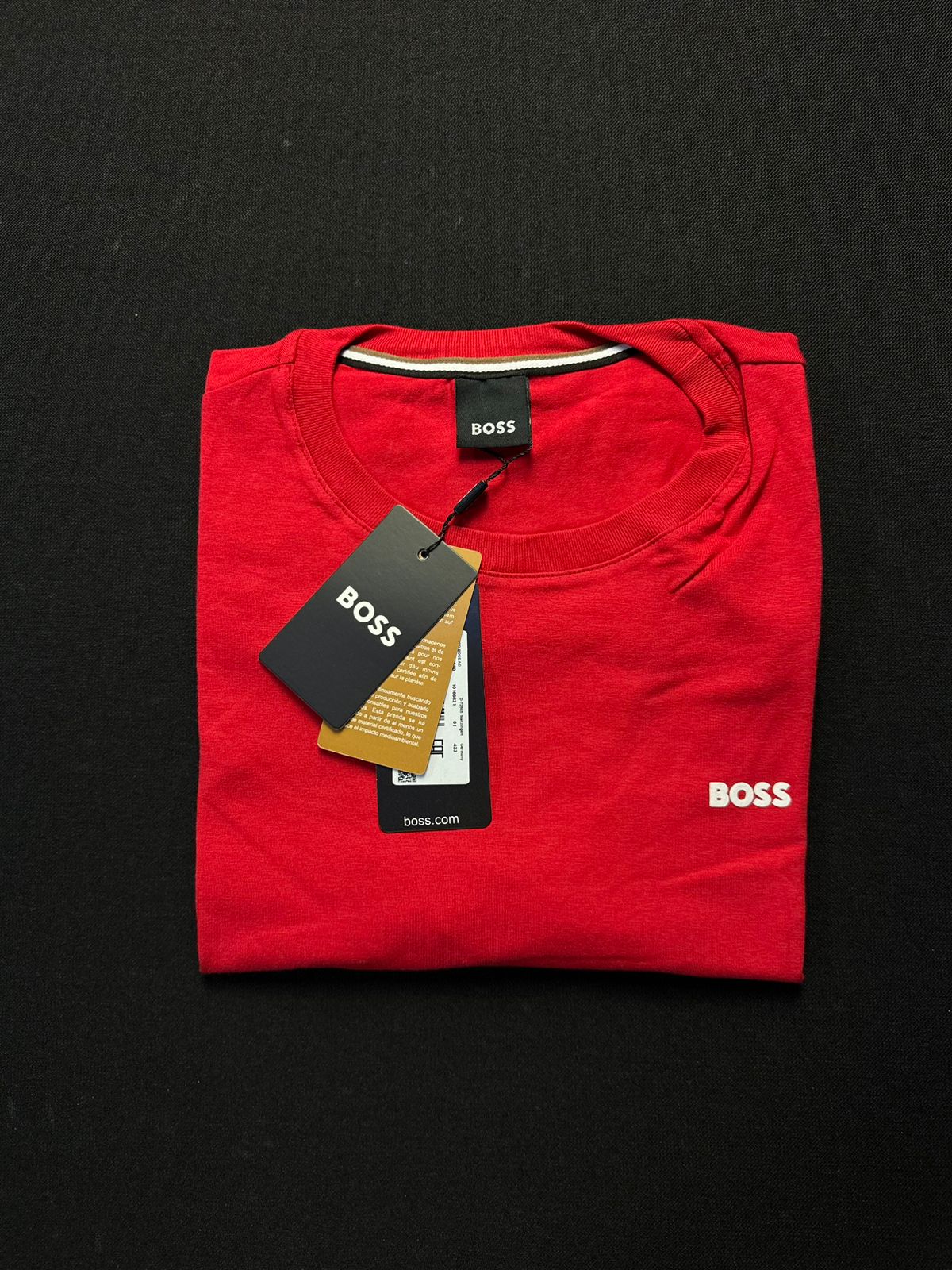 Camiseta Boss | Pima Cotton - Vermelha