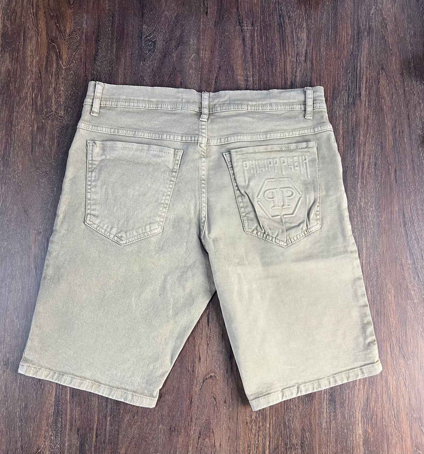 BERMUDA JEANS PHILIPP PLEIN BEGE