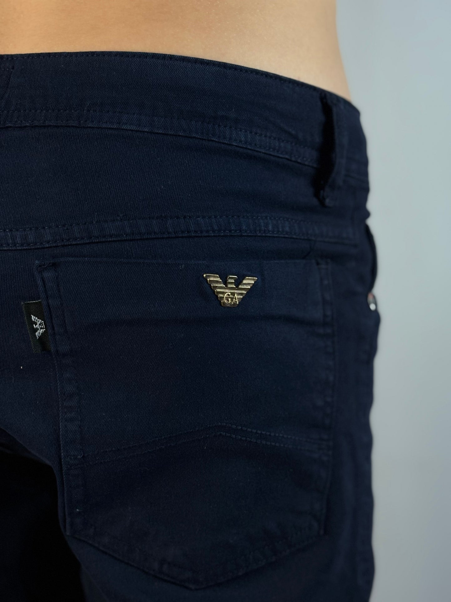 Calça Jeans Armani | Skinny - Azul Marinho