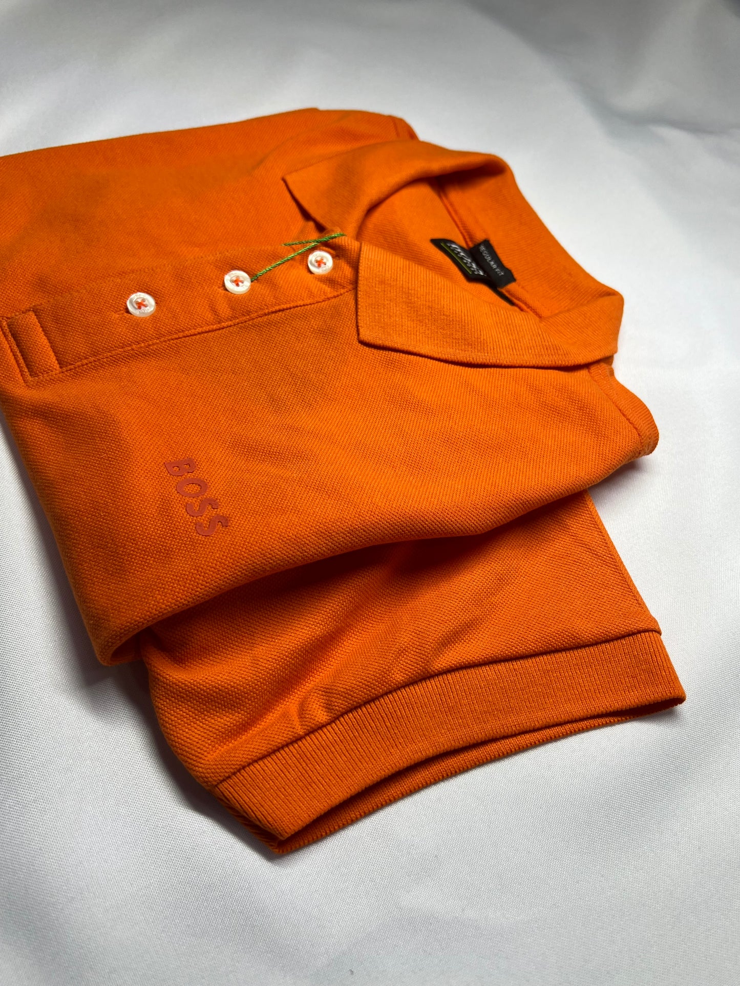 CAMISA GOLA POLO HUGO BOSS LARANJA