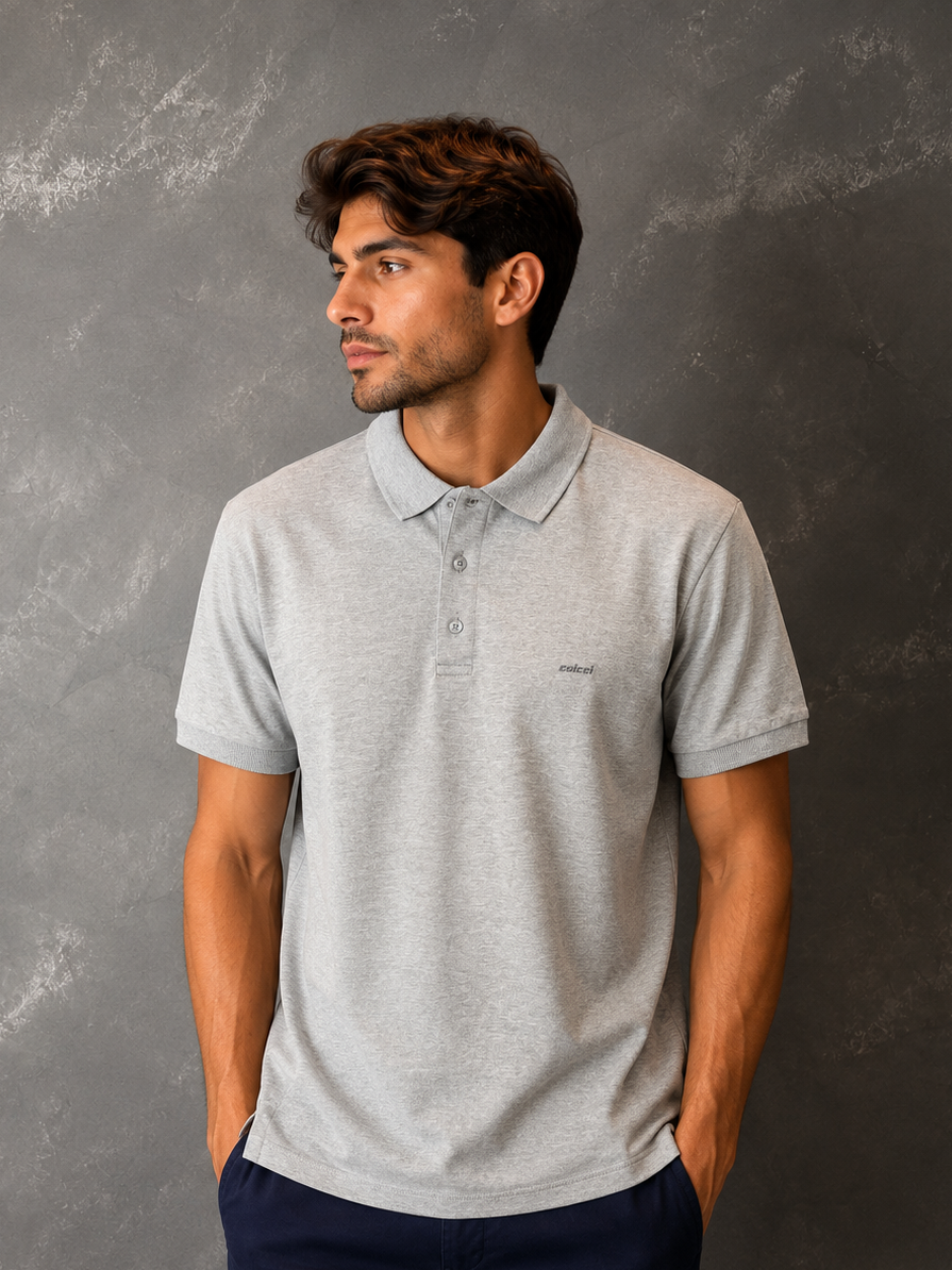Camisa Polo CCI Cinza