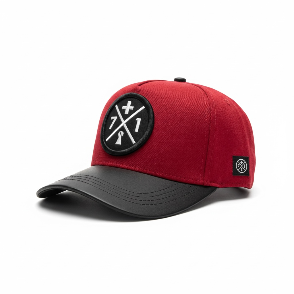 Boné +71 Clothing | Snapback - Black Onyx Red Scarlet