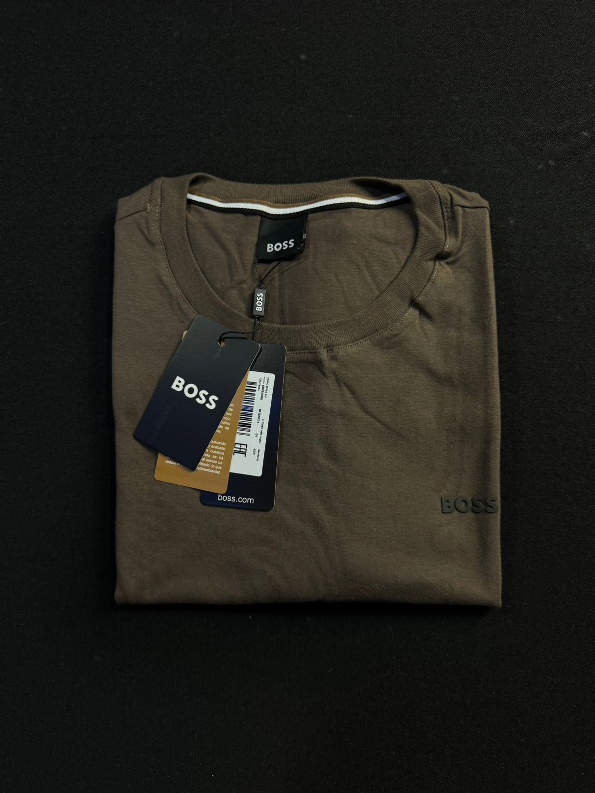 Camiseta Hugo Boss | Pima Cotton - Marrom