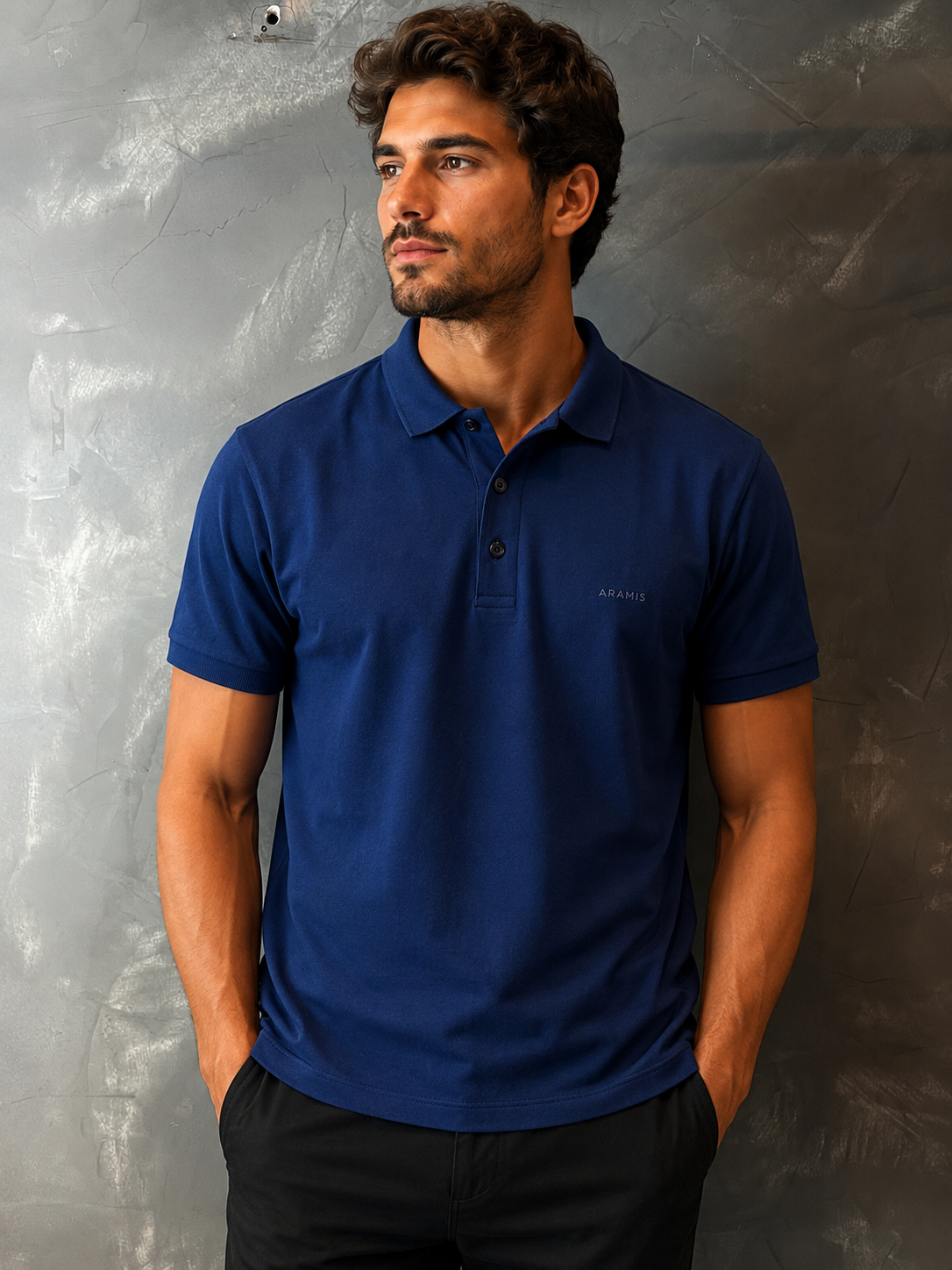 Camisa Polo Aramis Azul marinho