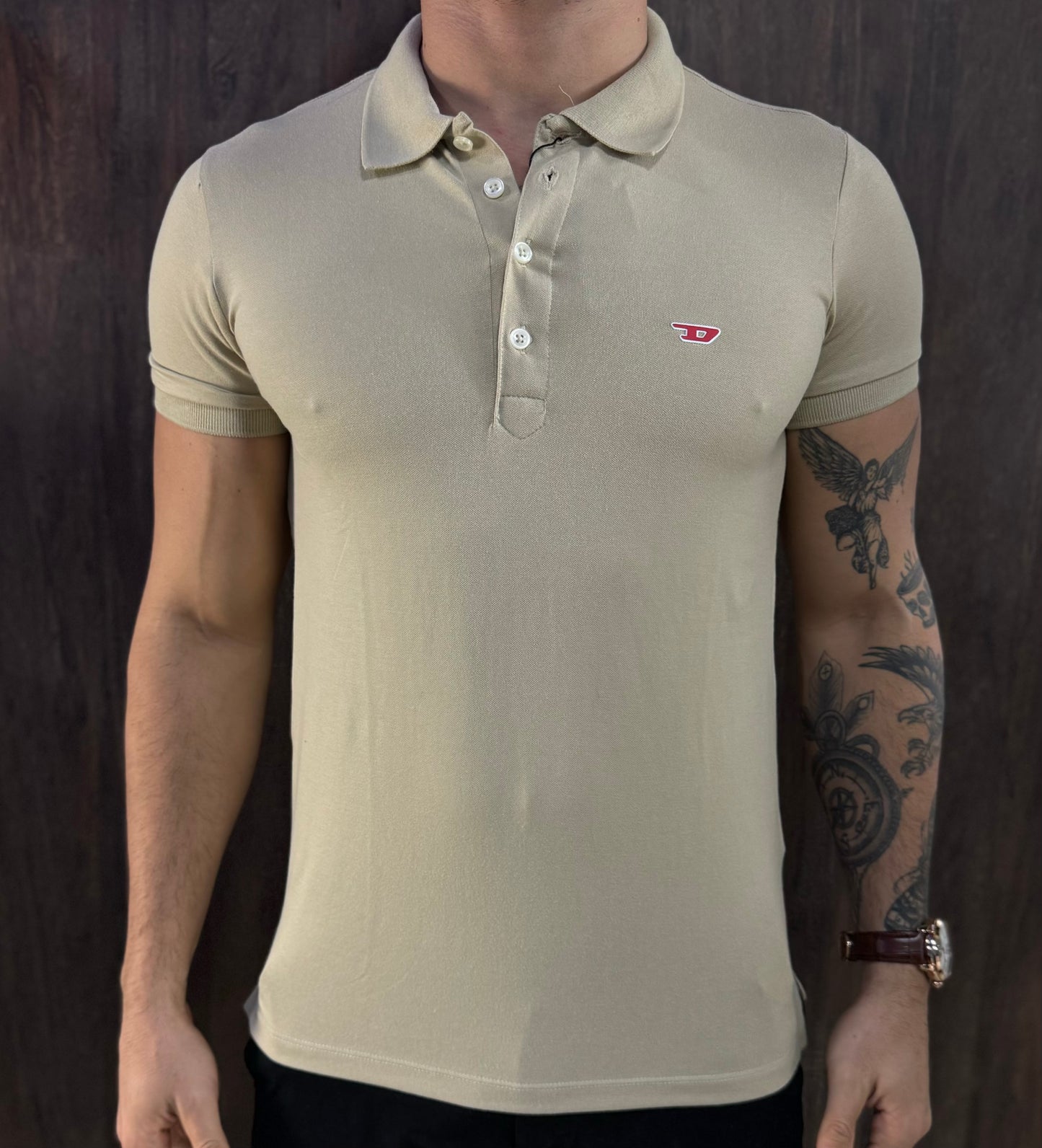 Gola Polo Diesel |clássica - Cream