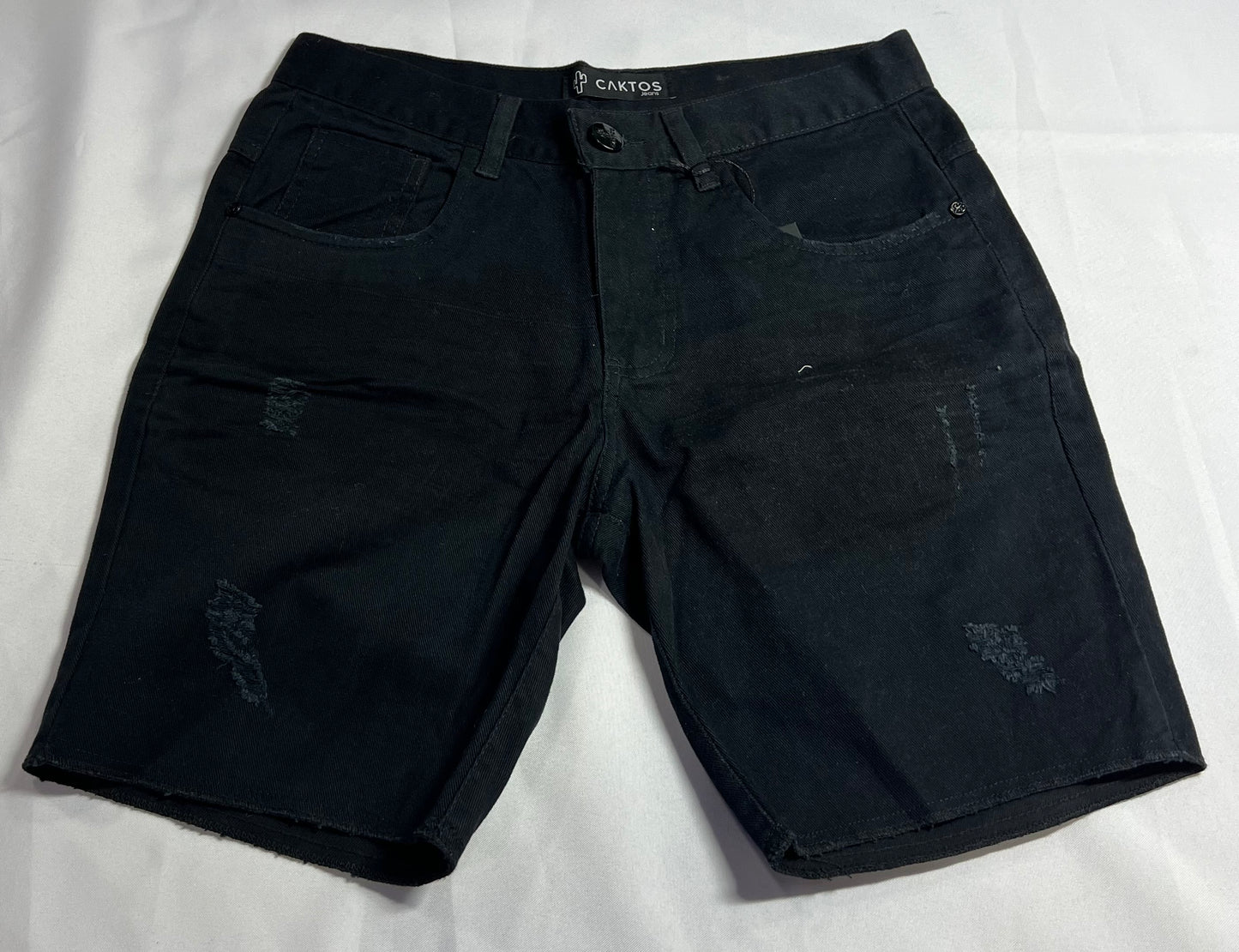 BERMUDA JEANS CAKTOS PRETA