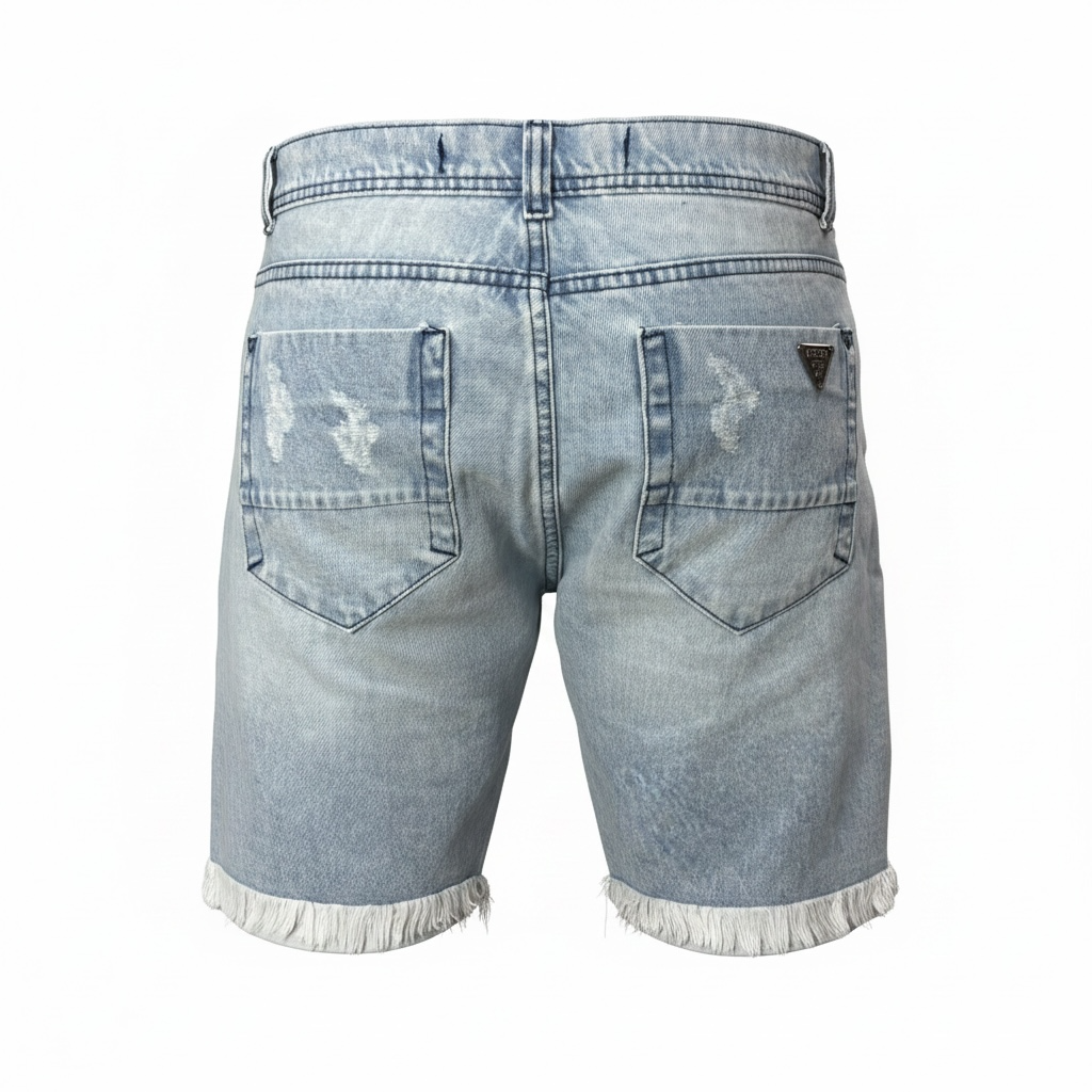 Bermuda Jeans DGN | Denin Style - Destroyer Ice Blue