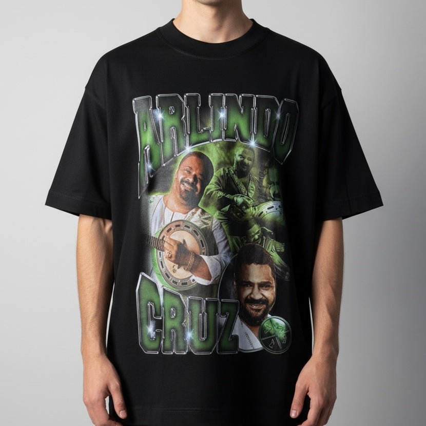 Camiseta Oversized | +71 Arlindo Cruz | Preta