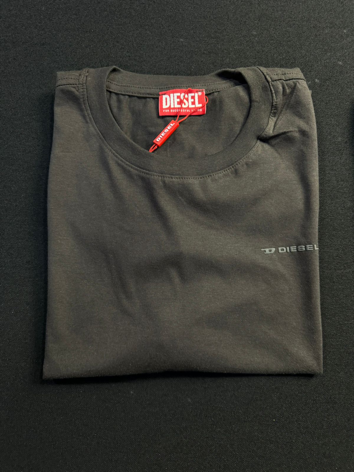 Camiseta Diesel | Pima Cotton - Marrom Escuro