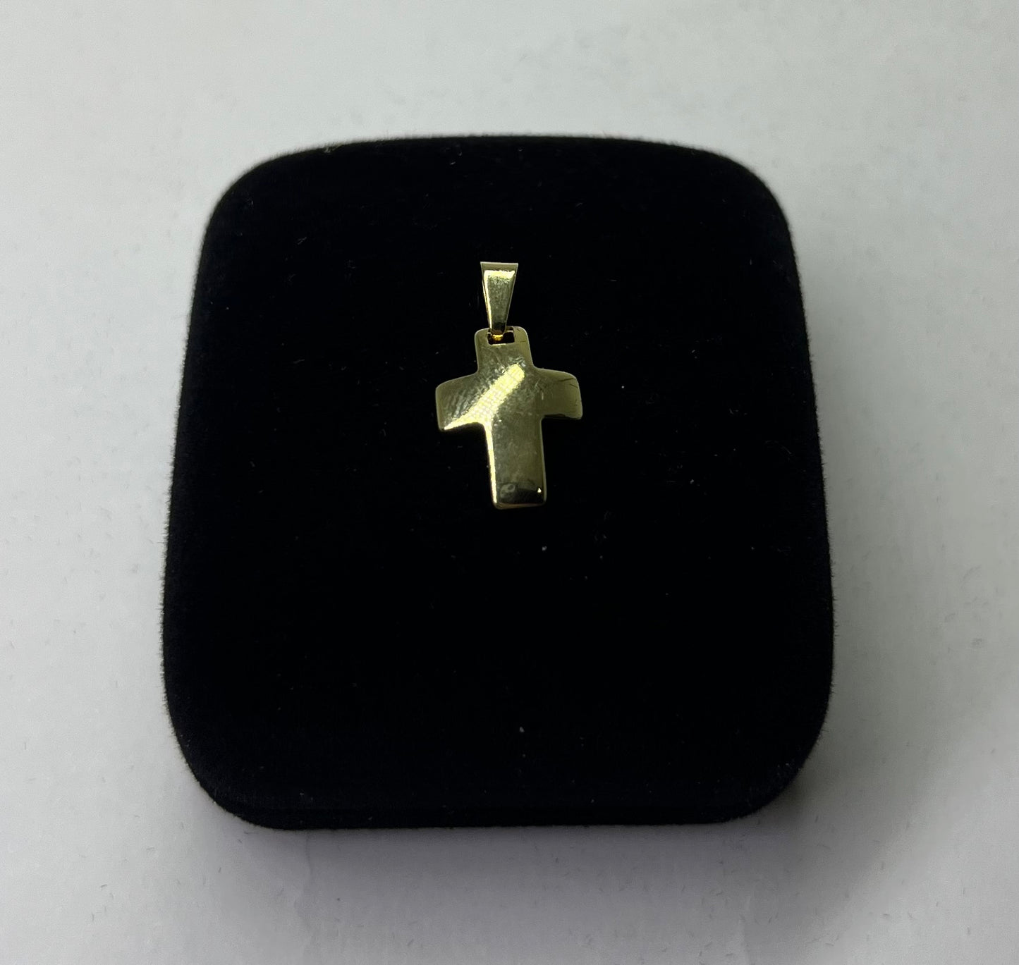 PINGENTE CRUZ BANHADO A OURO