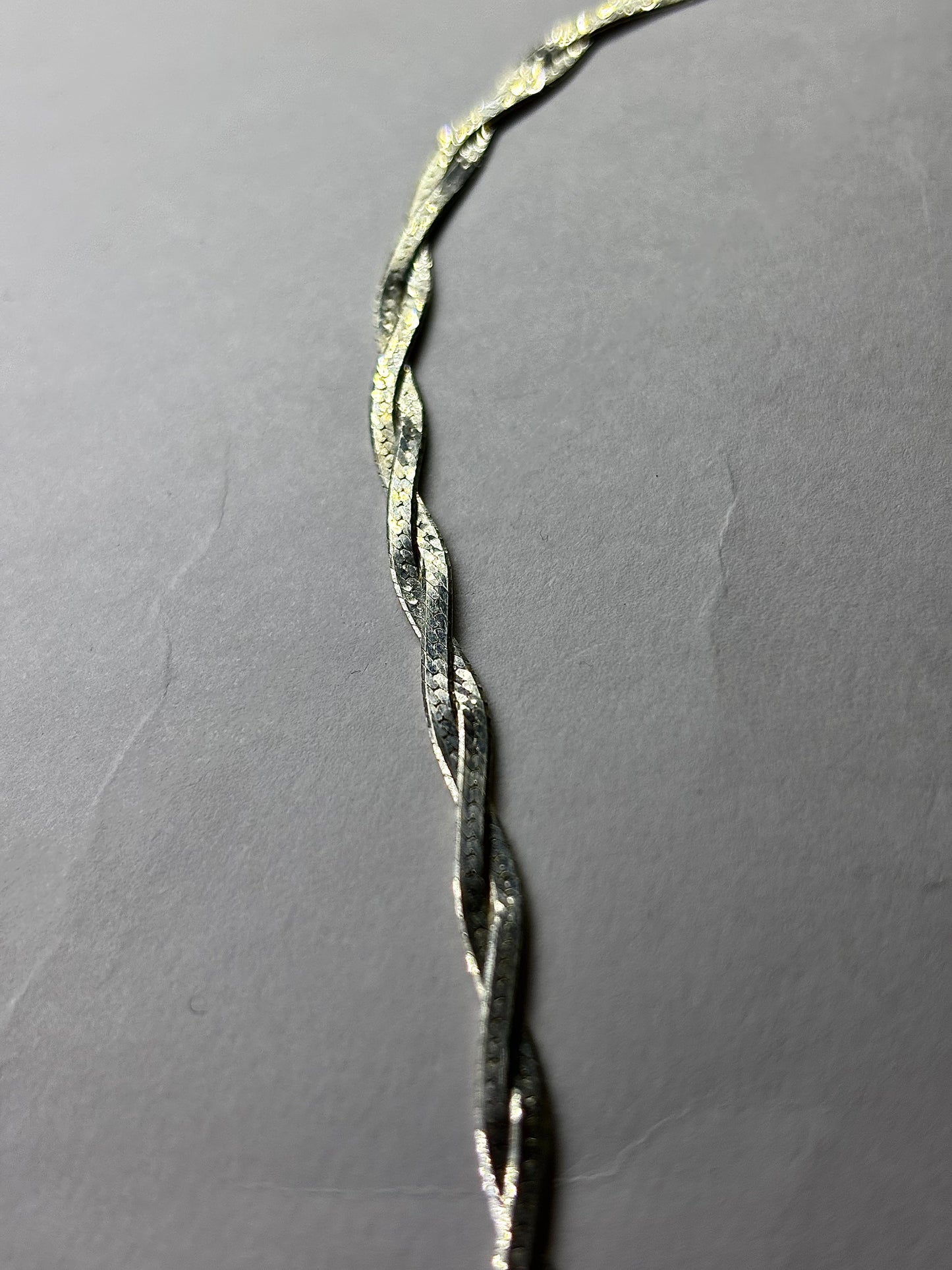 Corrente trançada Prata 925 italiana