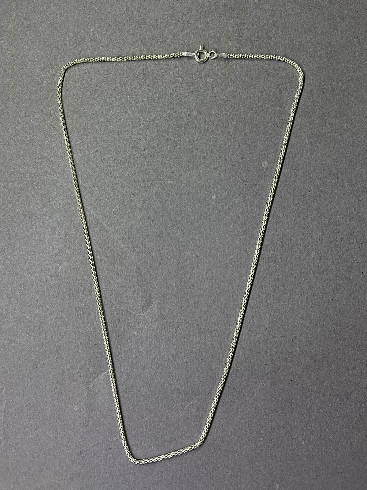 Corrente Rope Slim Prata 925 italiana