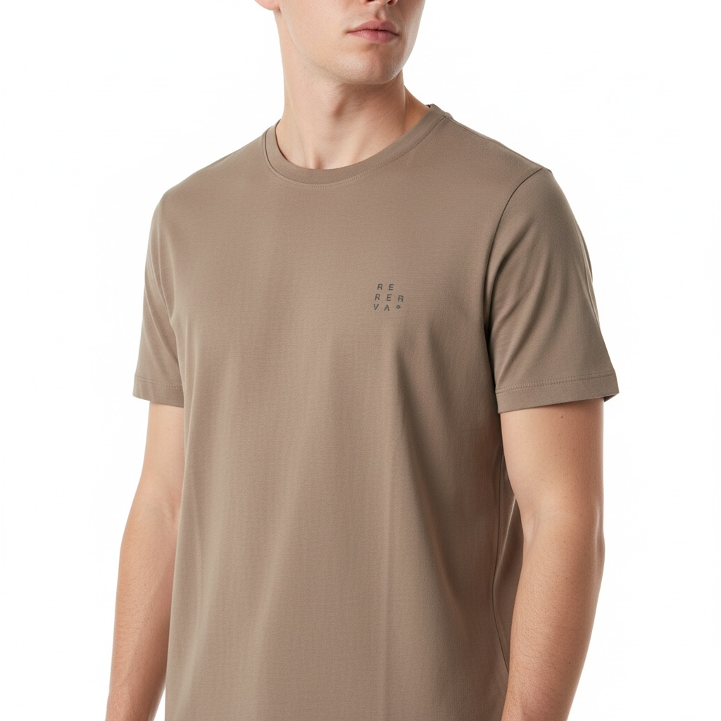 T-Shirt RVS | 100% Algodão - Camelo