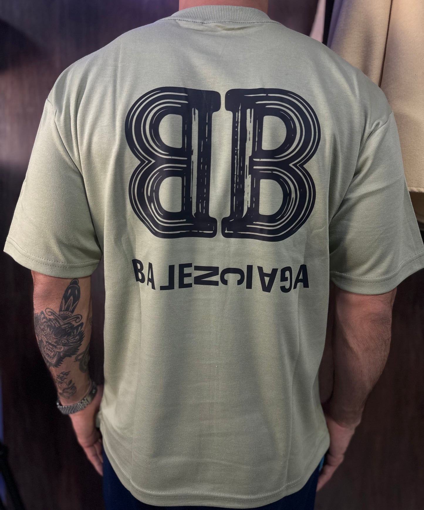 Oversized BALENCIAGA | BB Reverse Drop - Soft Green