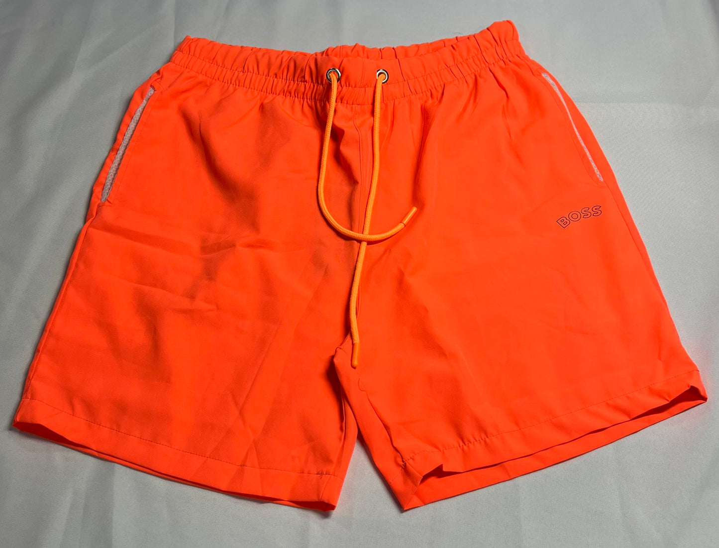 BEACH SHORT HUGO BOSS - LARANJA NEON