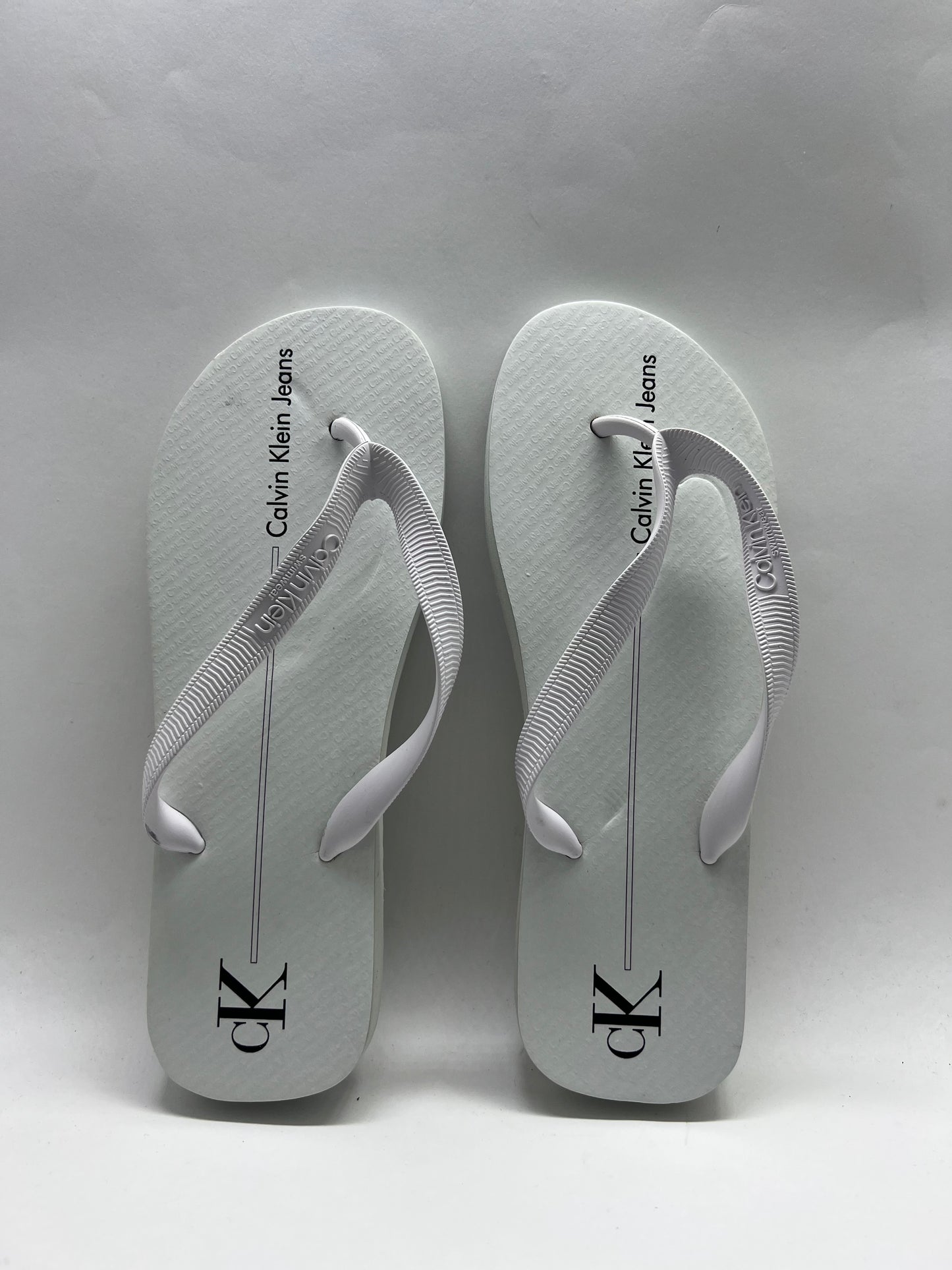 SANDÁLIA CALVIN KLEIN BRANCA