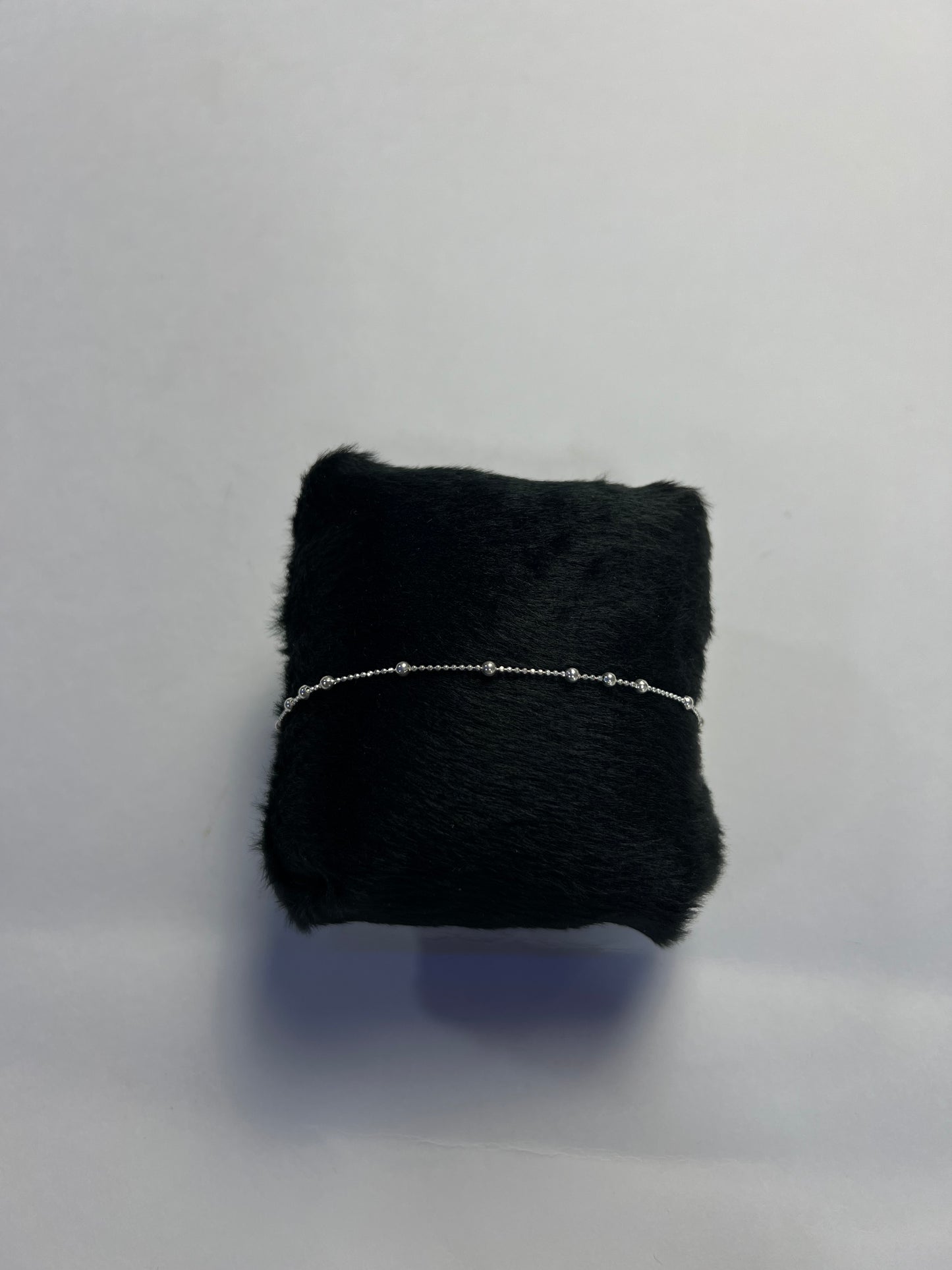 PULSEIRA PRATA BOLINHAS