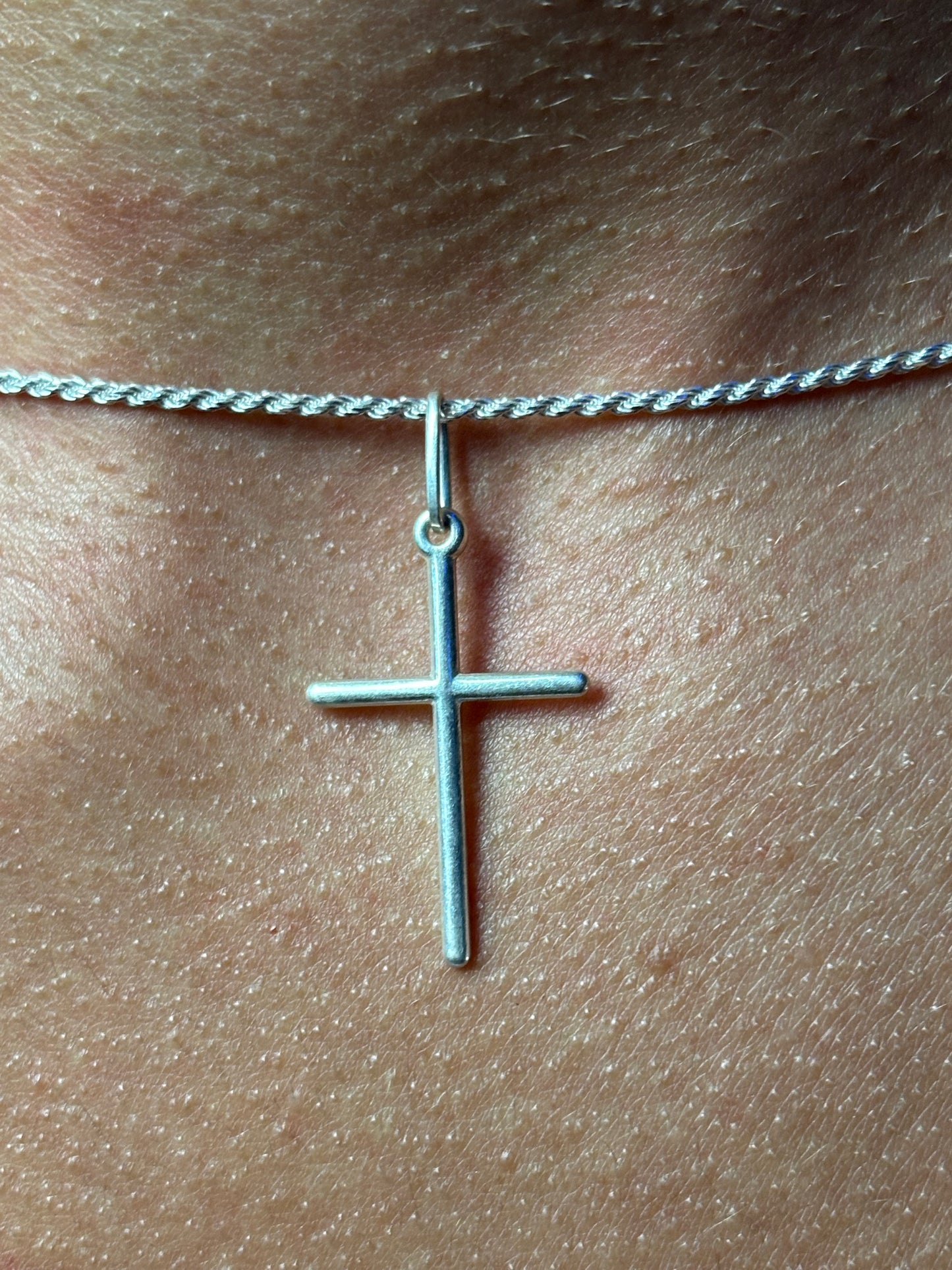 PINGENTE CRUZ PRATA 2.6CM