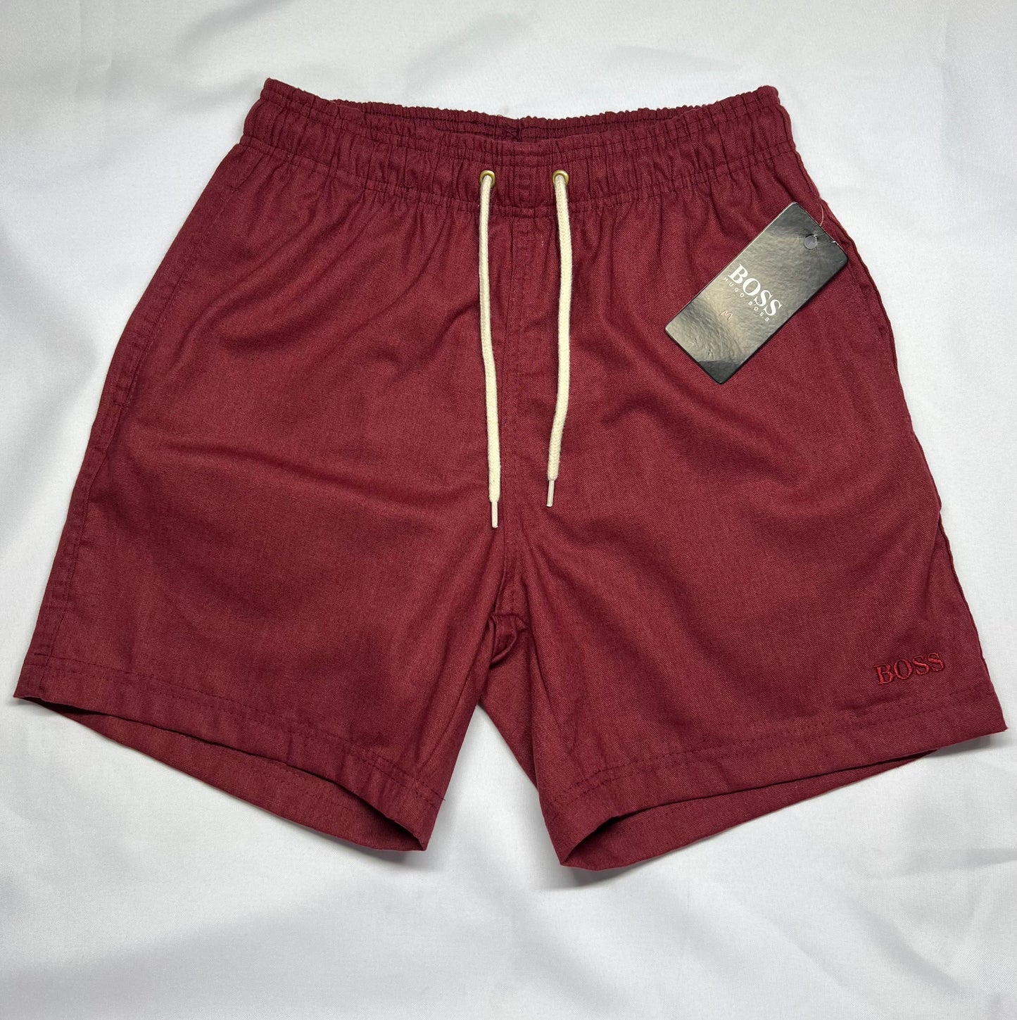 SHORT CASUAL HUGO BOSS LINHO VINHO