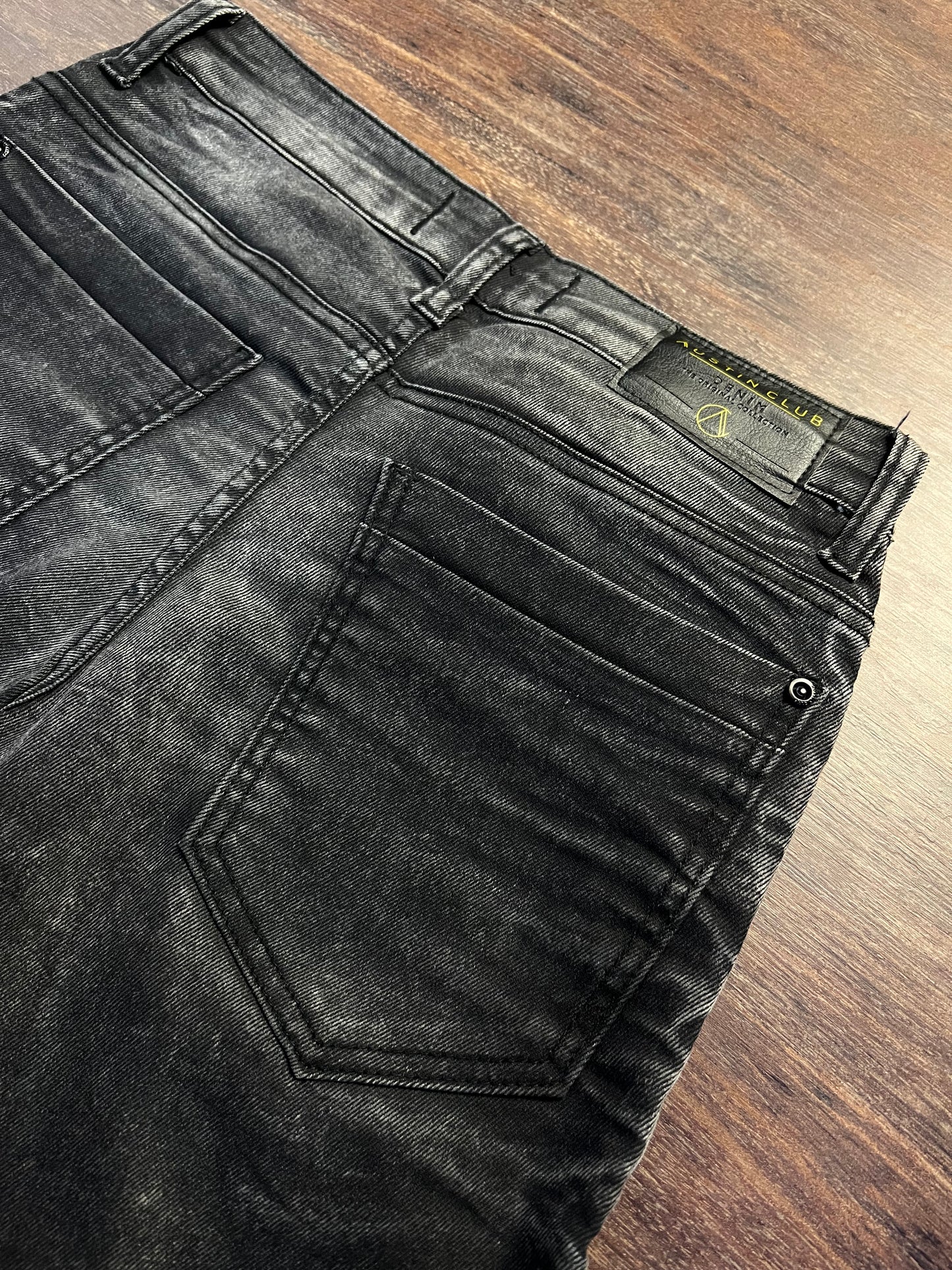 CALÇA JEANS | AUSTIN GLUB - PRETA