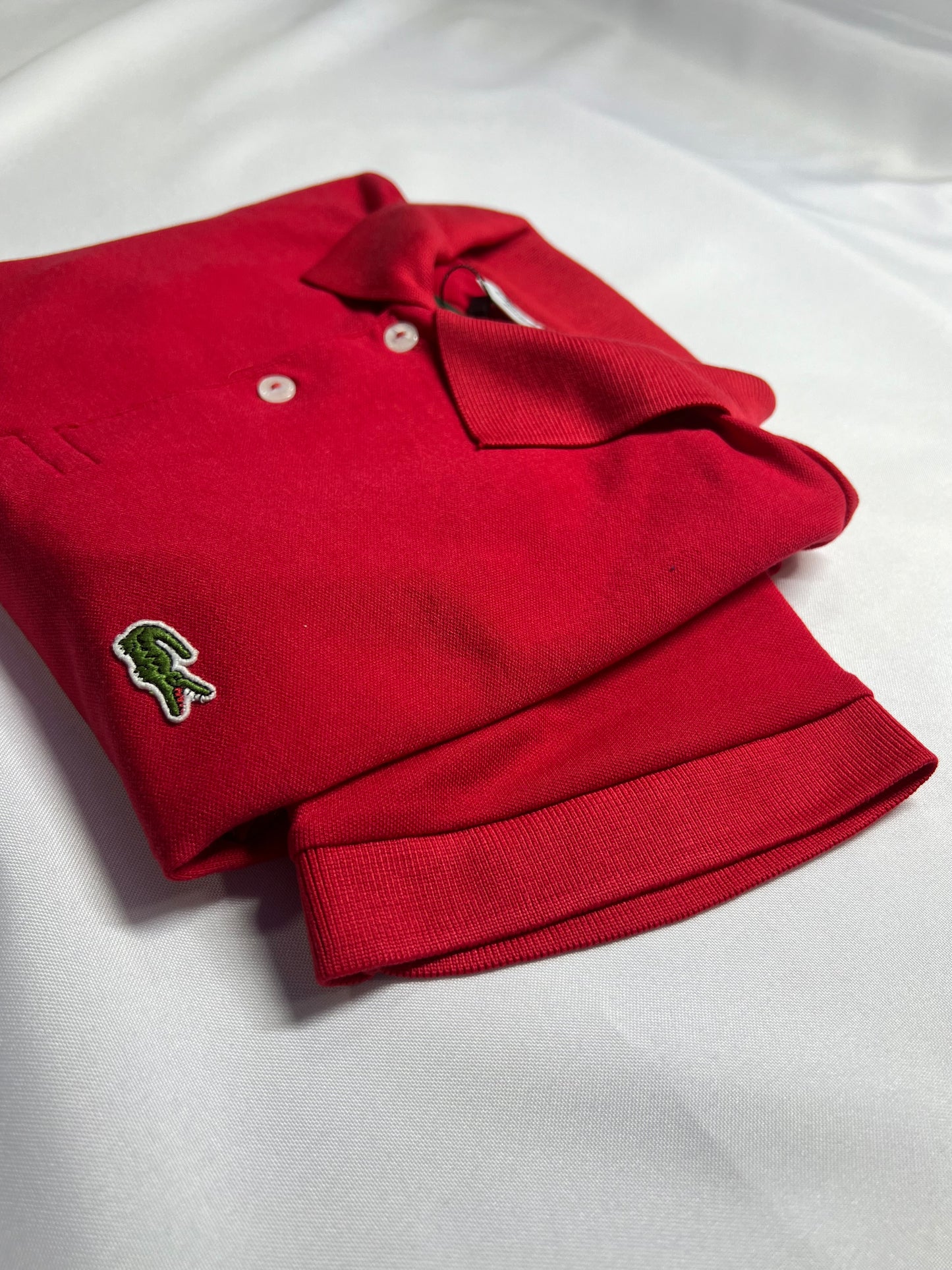 CAMISA GOLA POLO LACOSTE VERMELHA