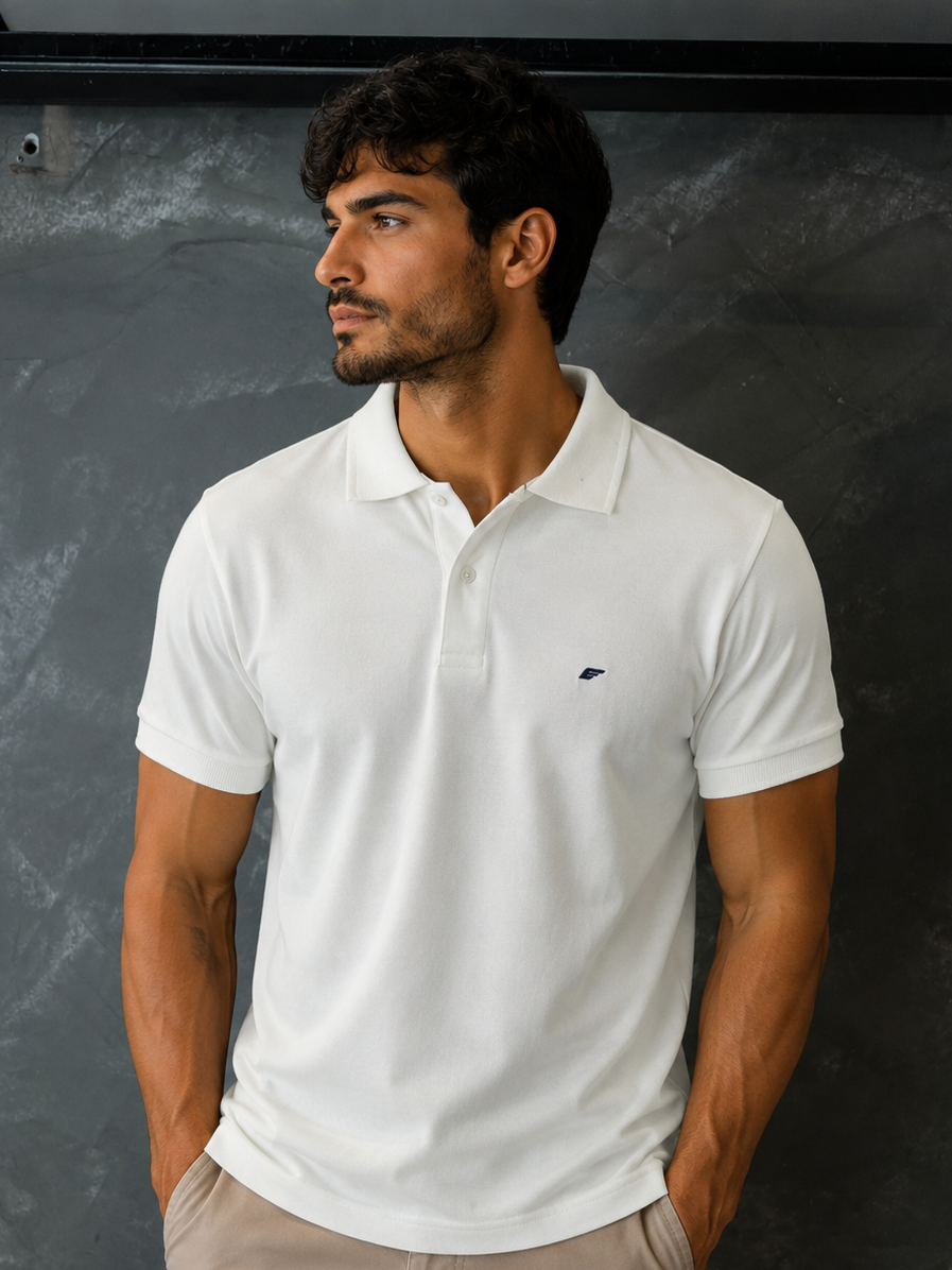 Camisa Polo Ellus Branca