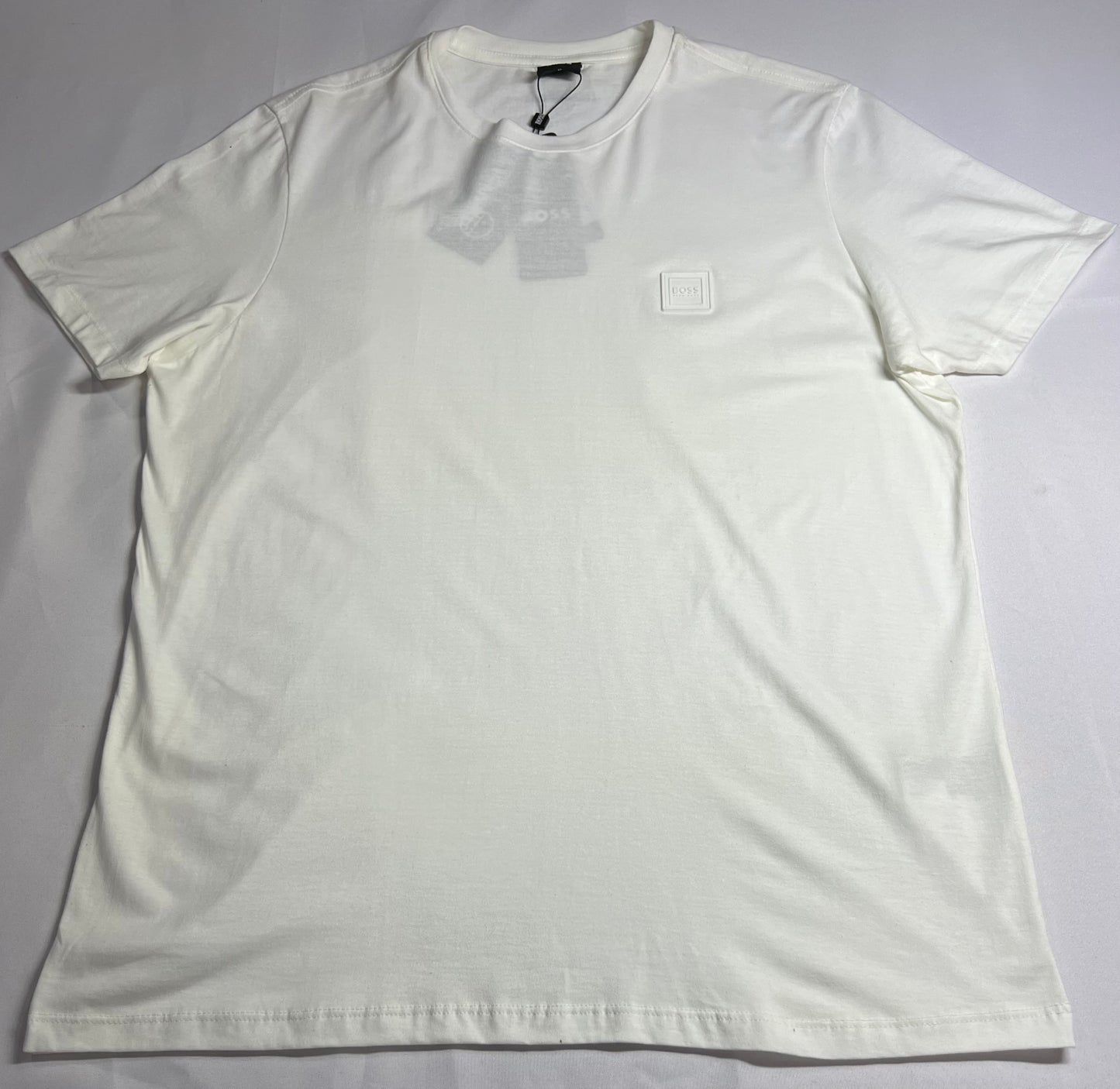 CAMISETA ALGODÃO EGÍPCIO HUGO BOSS BRANCA